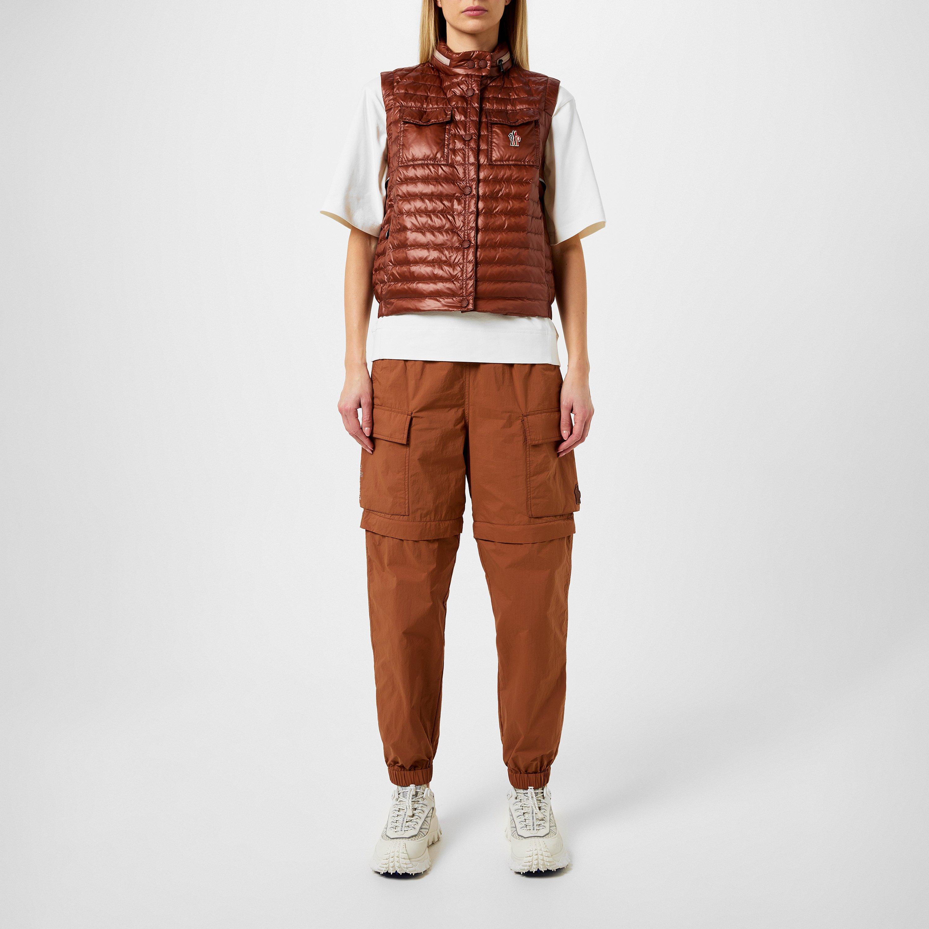 Brown 271 - Moncler Grenoble - Women's Gumiane Water Resistant Windproof Down Hooded Gilet - 4