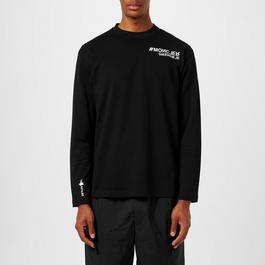 Moncler Grenoble Day Namic Logo Long Sleeve Top