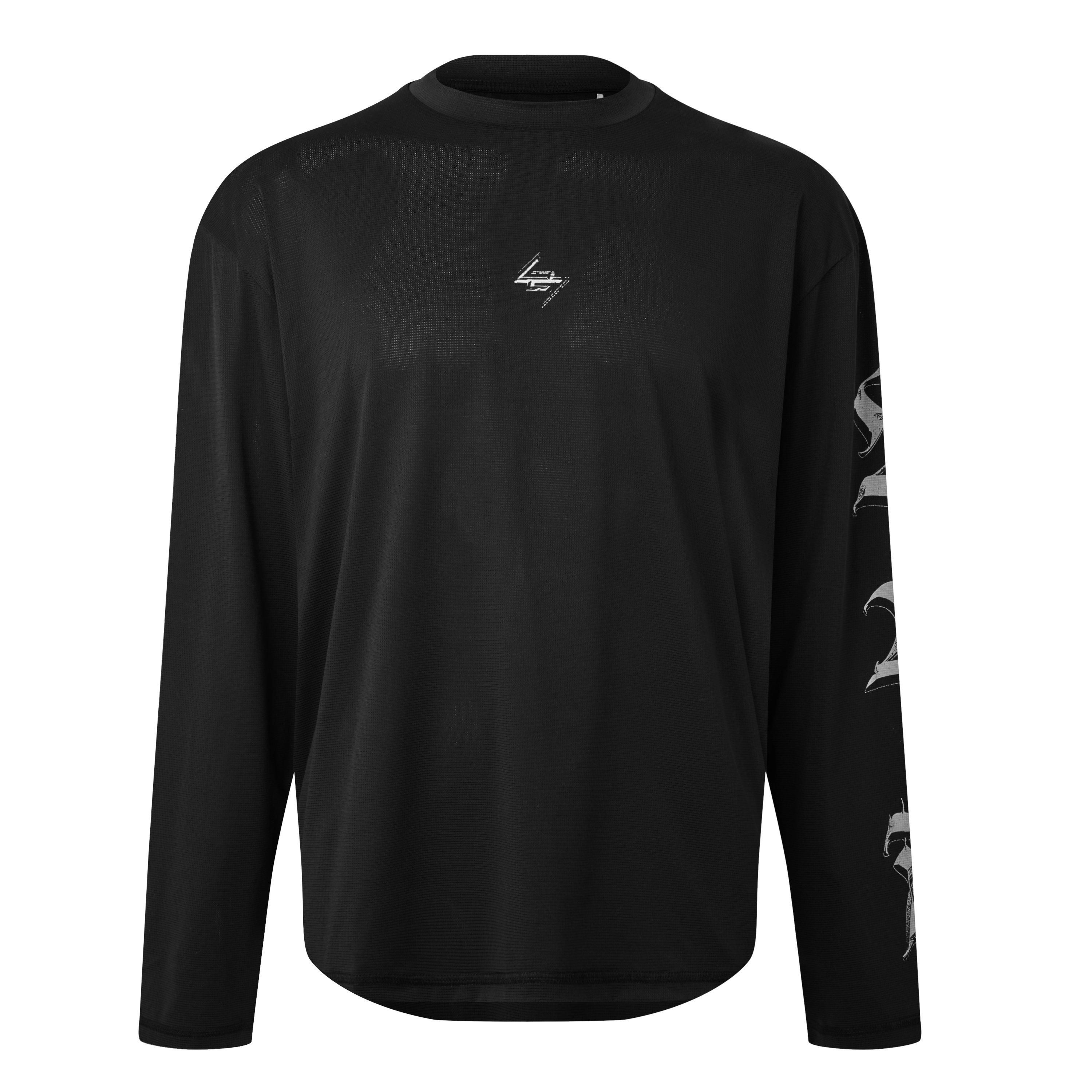 Jet Black - Represent 247 - R247 Knight LS Tee Sn64 - 1