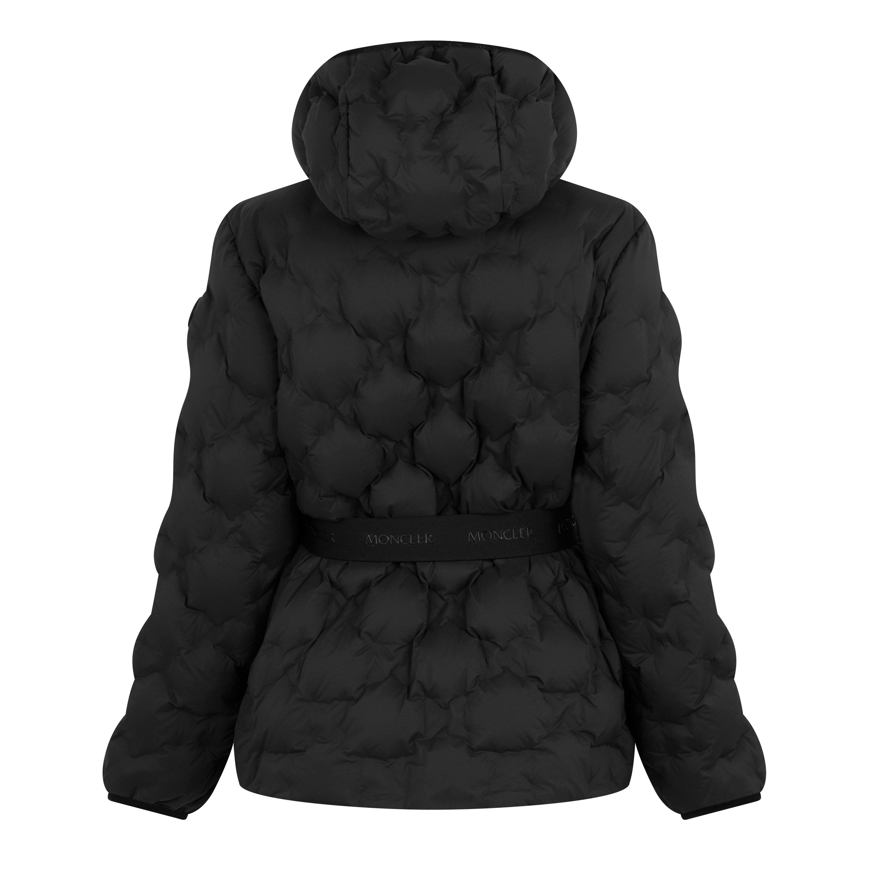 Black 999 - Moncler - Women's Adonis Water Resistant Down Hooded Short Puffer Jacket - 6