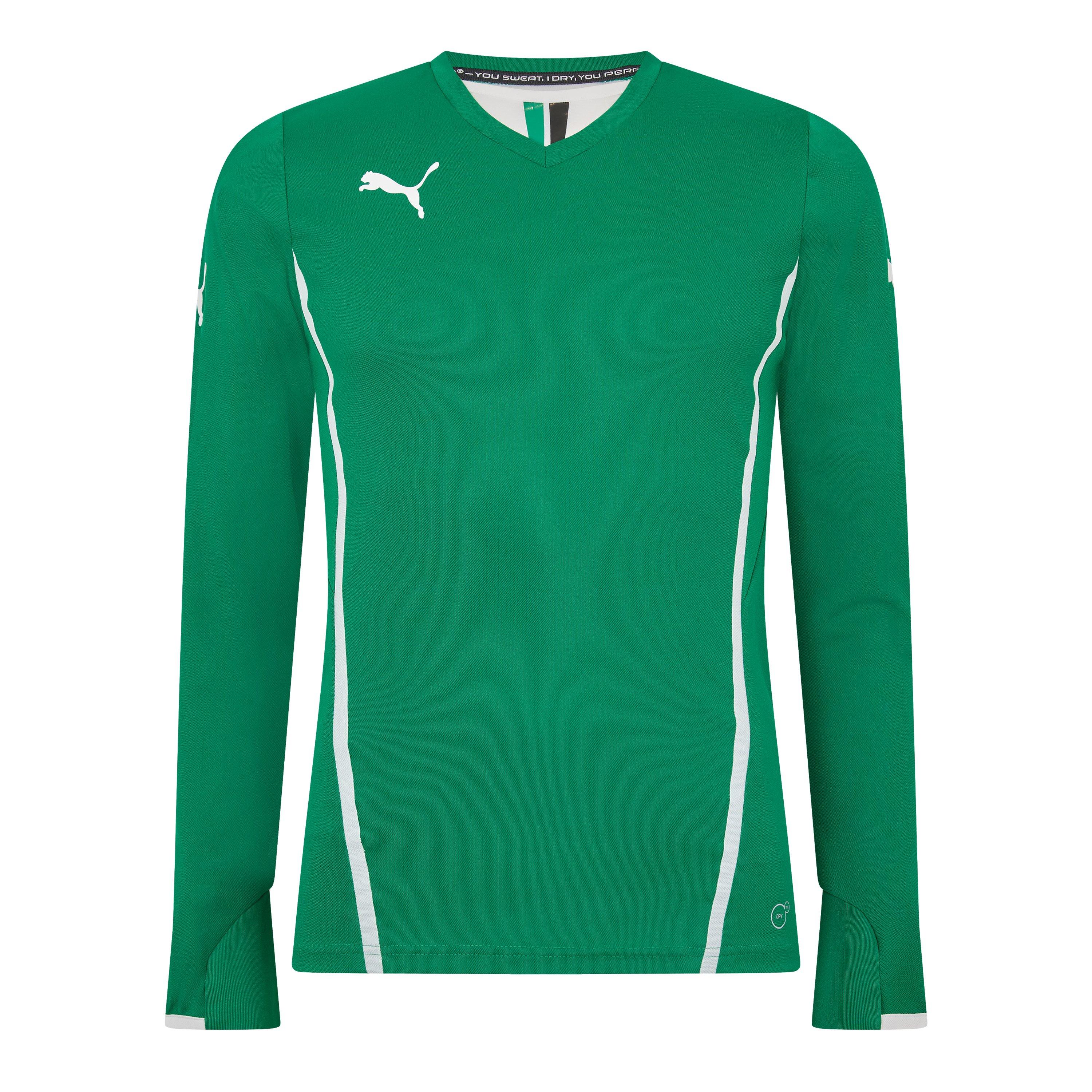 Puma Men's (13) King Ls Shirt - Green - XL
