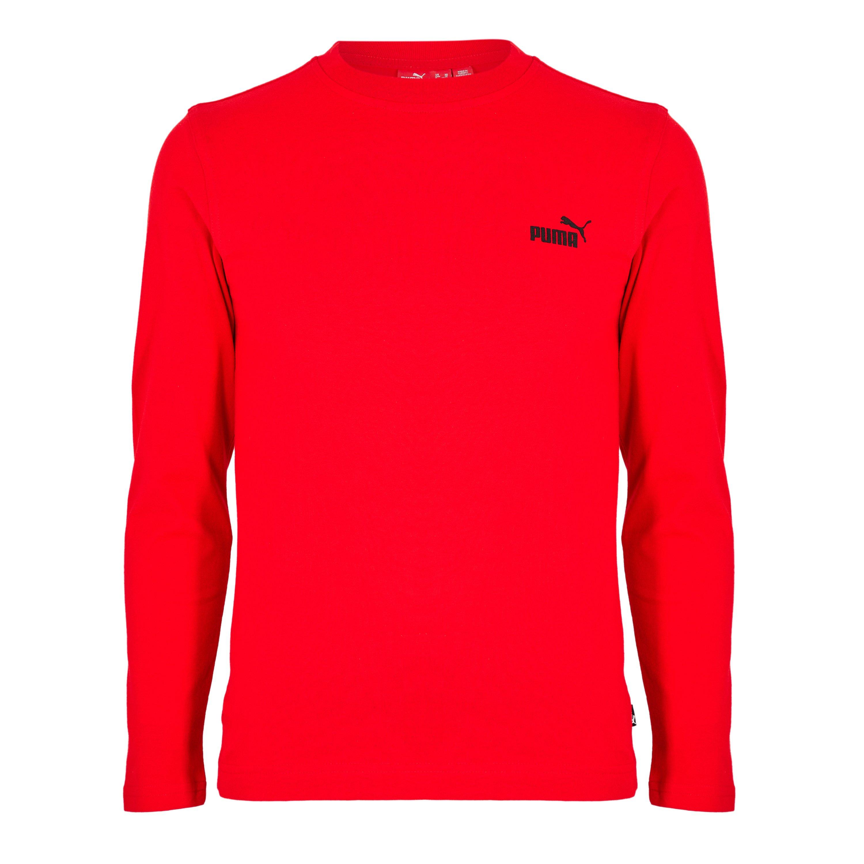 Red - Puma - (5) Blank Football Alliance Ls Tee Mens - 1