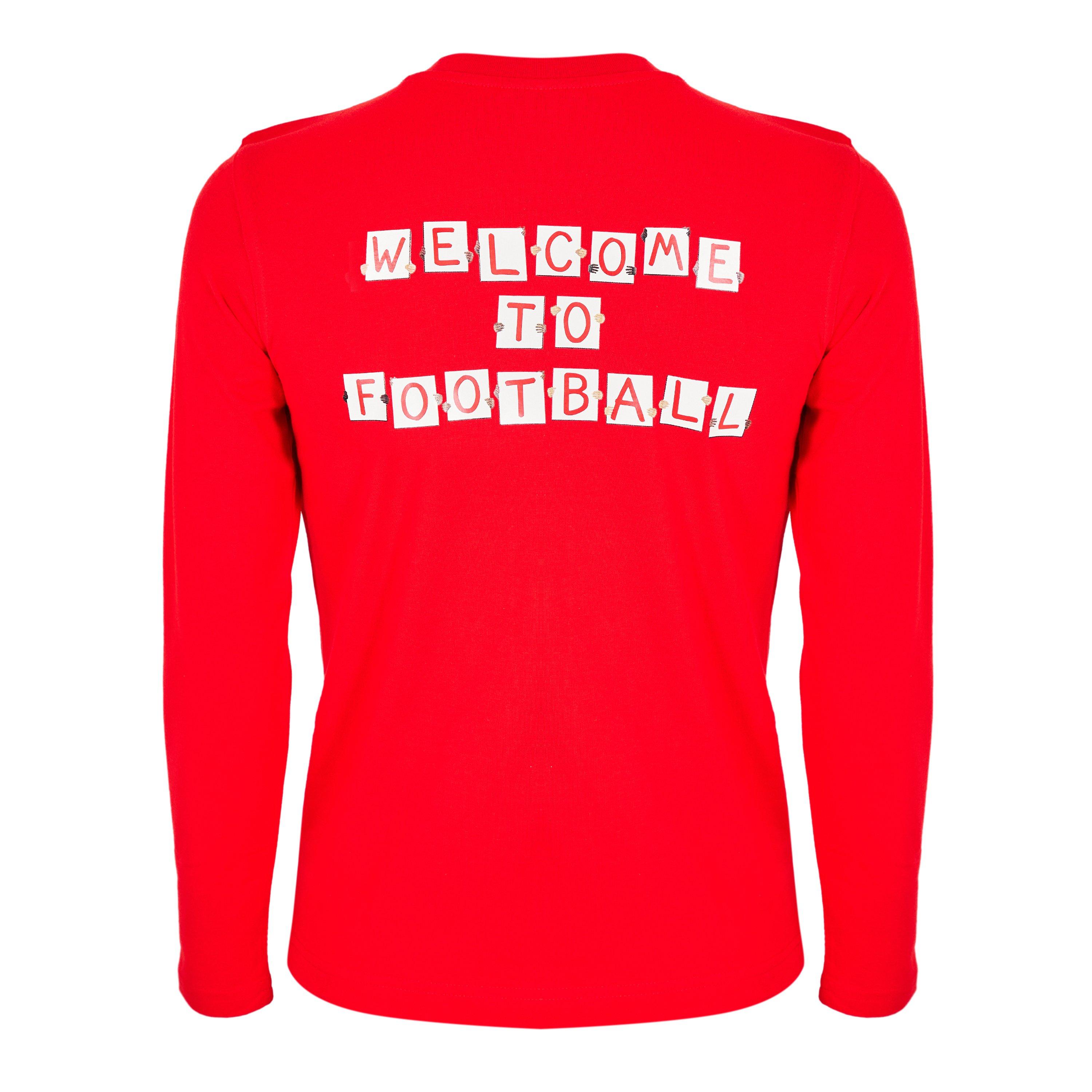 Red - Puma - (5) Blank Football Alliance Ls Tee  Mens - 2