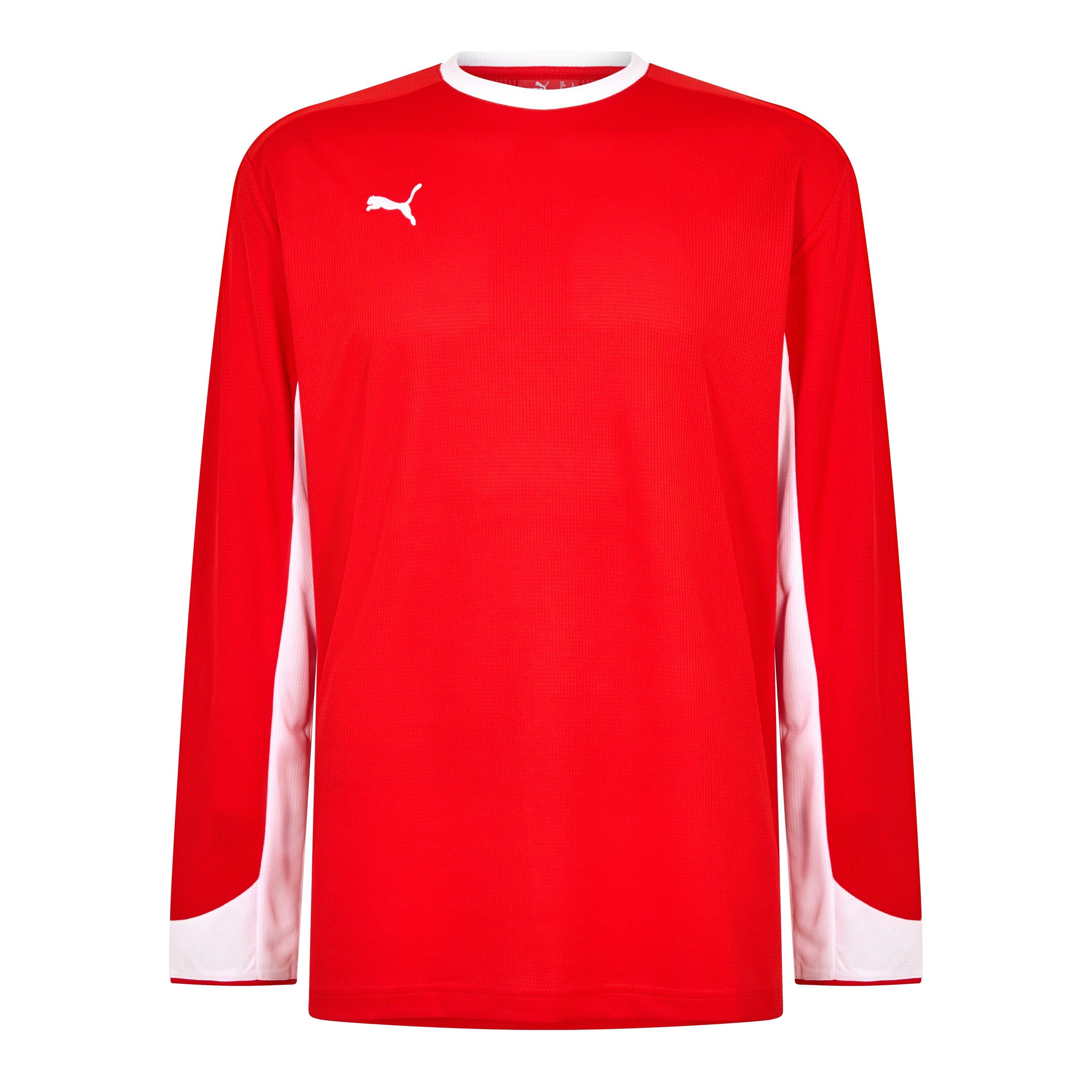 Red - Puma - Esito Ii Ls Shirt Mens - 1