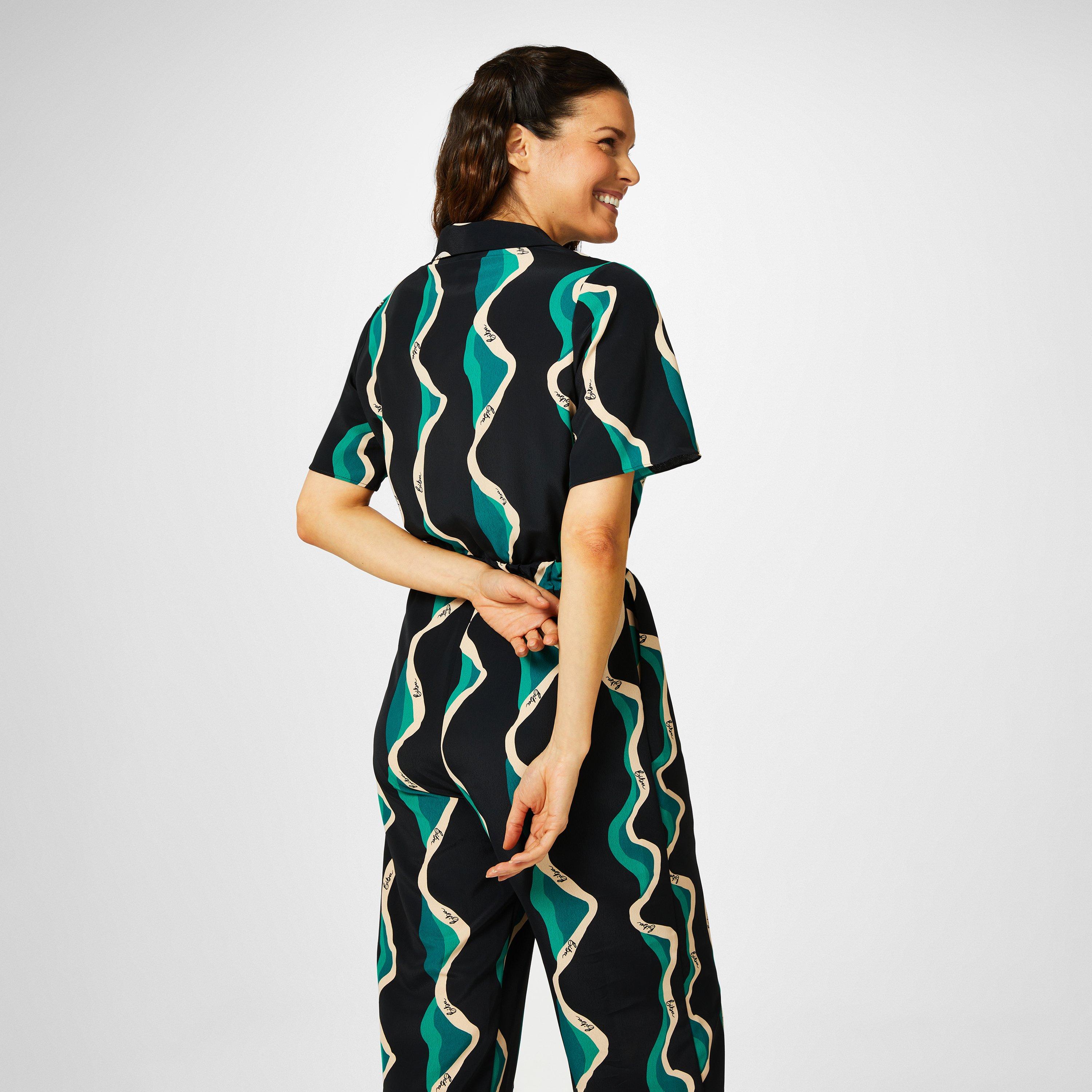 Grafisk Print - Biba - Biba Printed Jumpsuit - 2