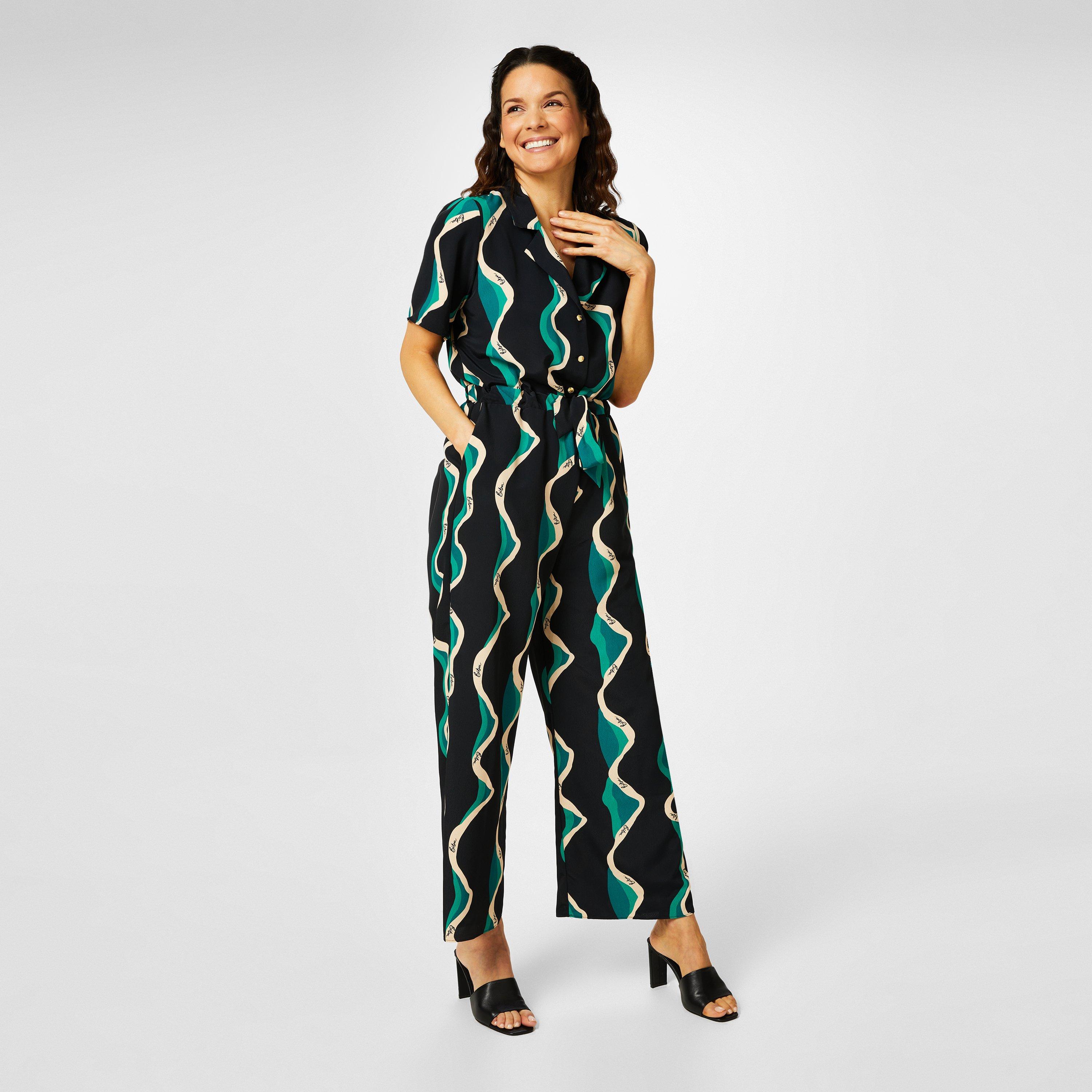 Grafisk Print - Biba - Biba Printed Jumpsuit - 4