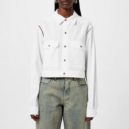 Rick Owens Drkshdw Cape Sleeve Cropped Jacket