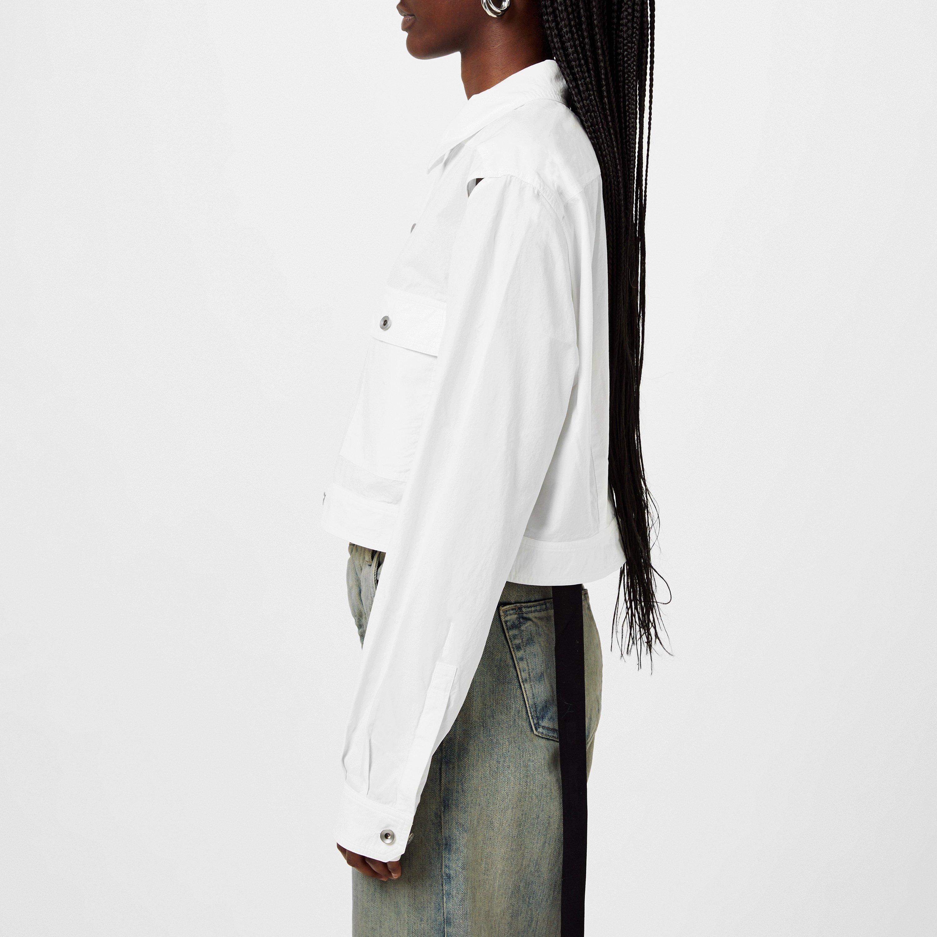 Rick Owens Drkshdw | Cape Sleeve Cropped Jacket | Overshirts