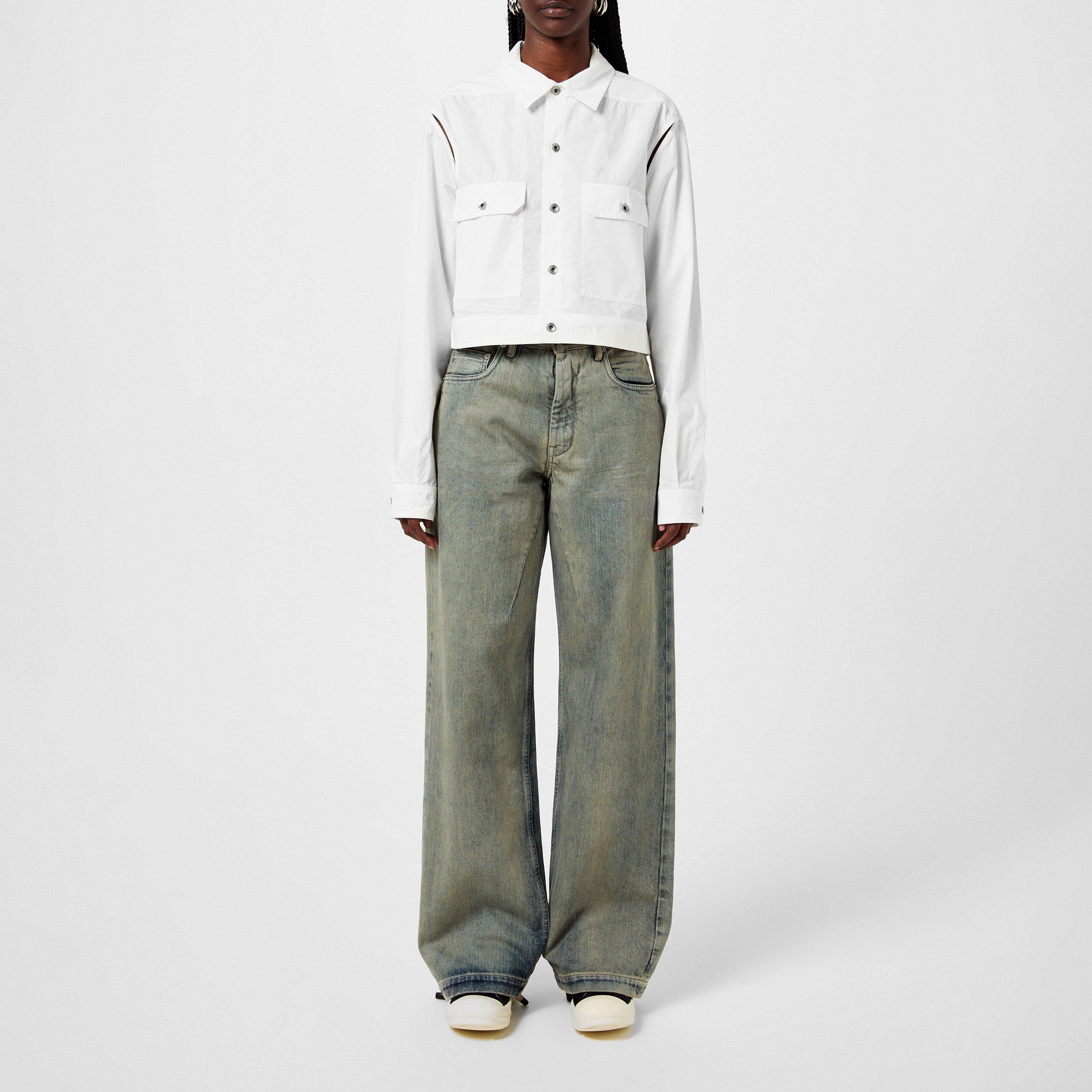 Rick Owens Drkshdw | Cape Sleeve Cropped Jacket | Overshirts