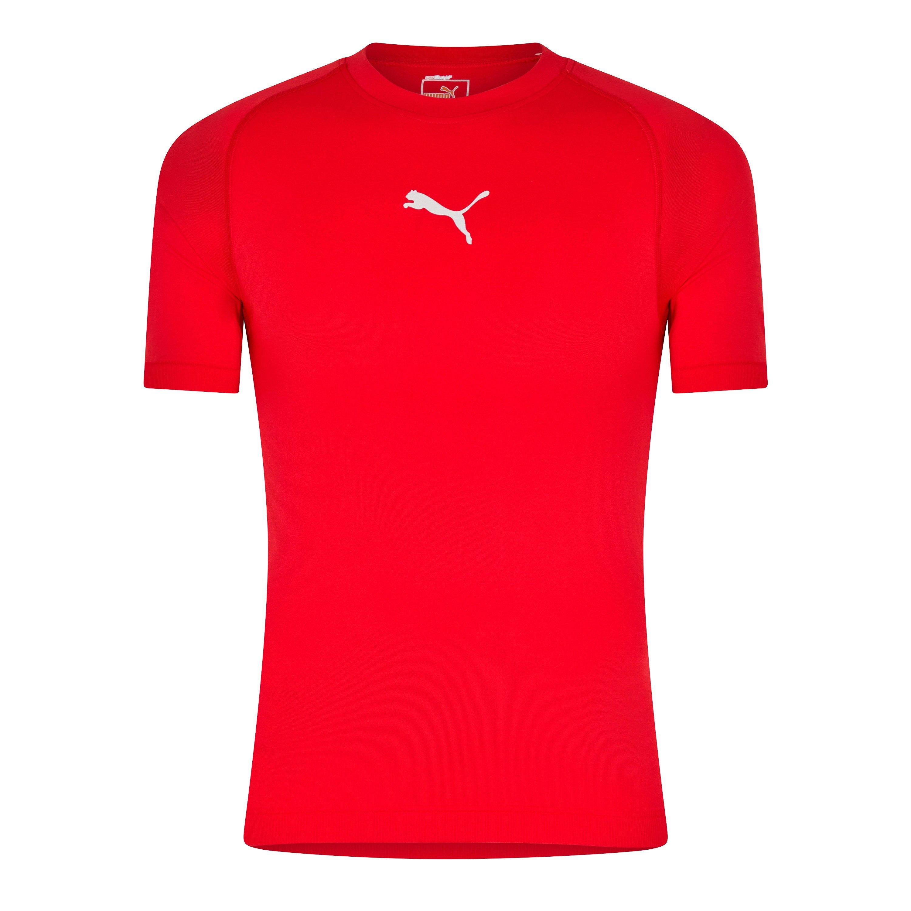 Red - Puma - (F5) Roundneck (Vent) Shirt Mens - 1