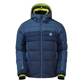 Dare2B x Lacoste padded half-zip jacket "FW19" Blue
