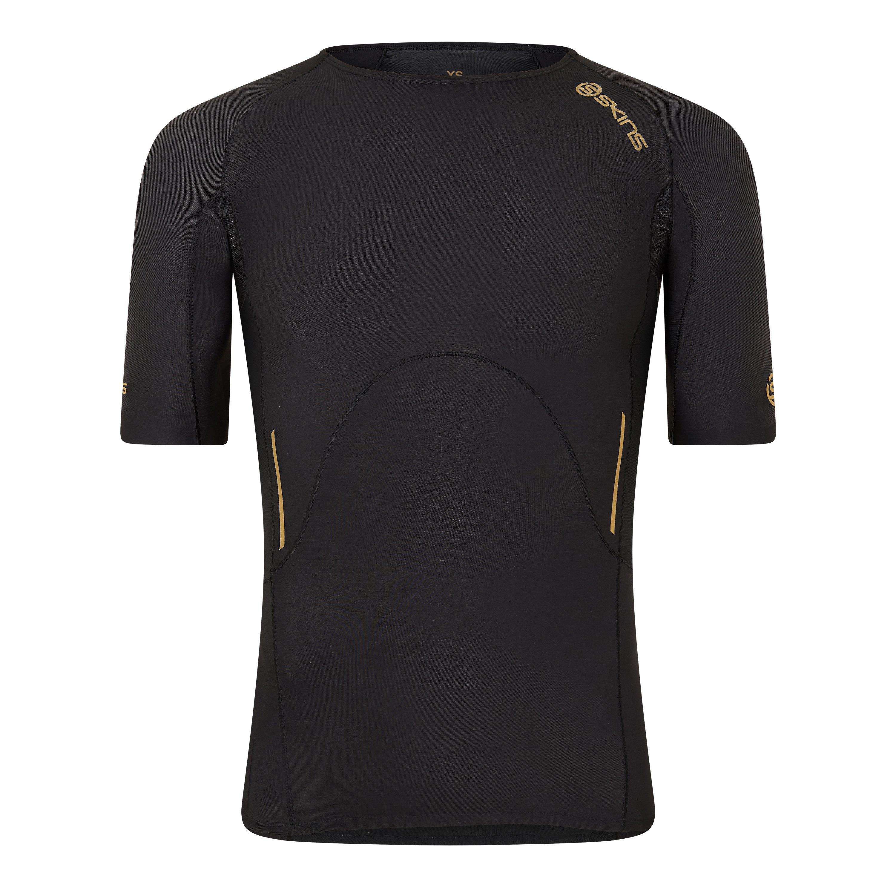 Black - Skins - A400 Ss Top Mens - 1