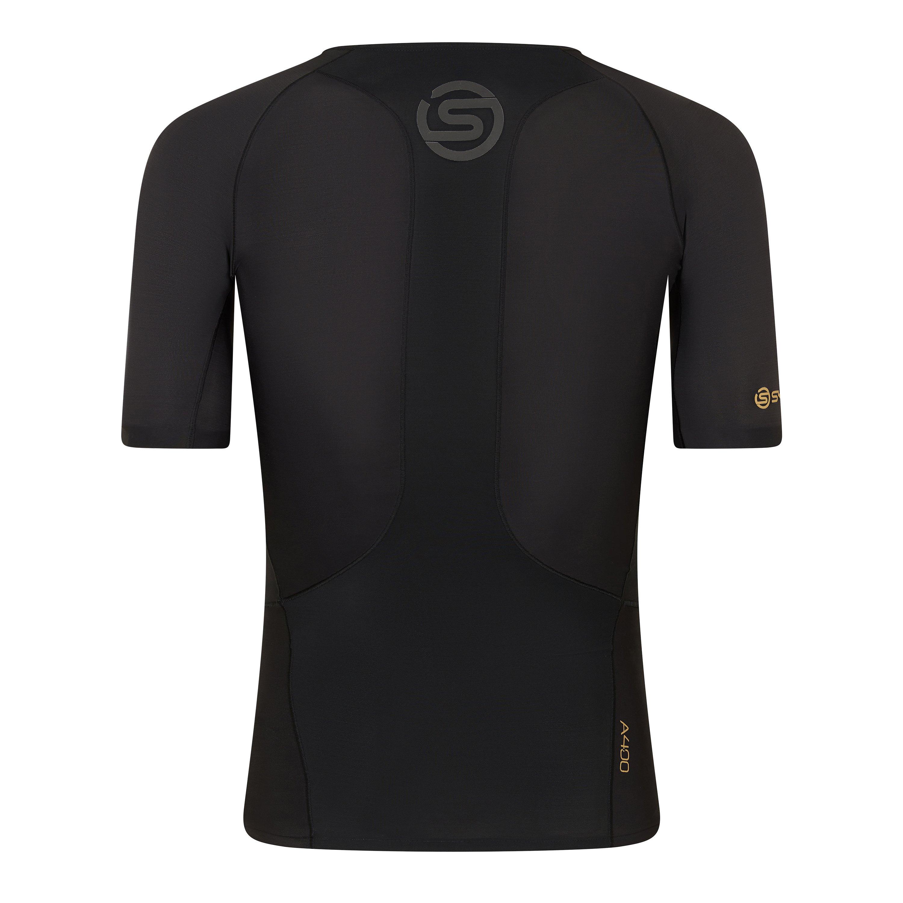 Black - Skins - A400 Ss Top Mens - 2