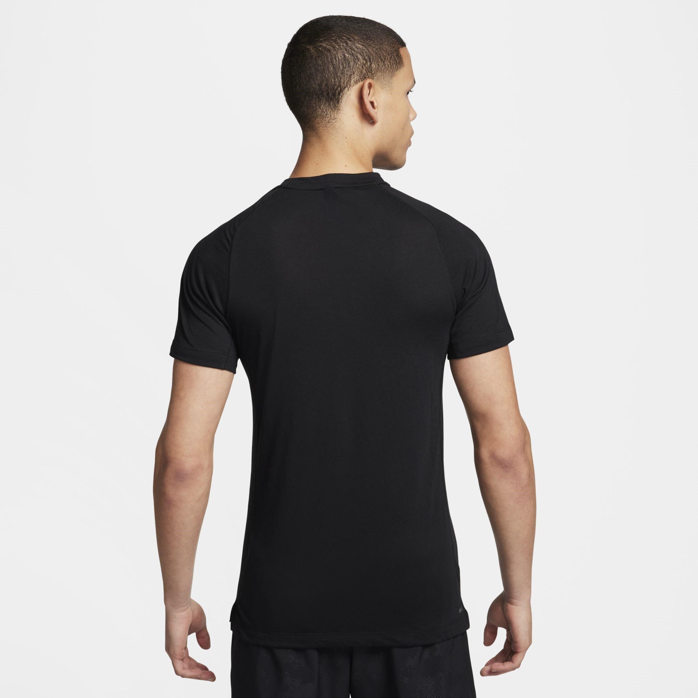 Black/White - Nike - Flex Rep Short Sleeve Top - 2