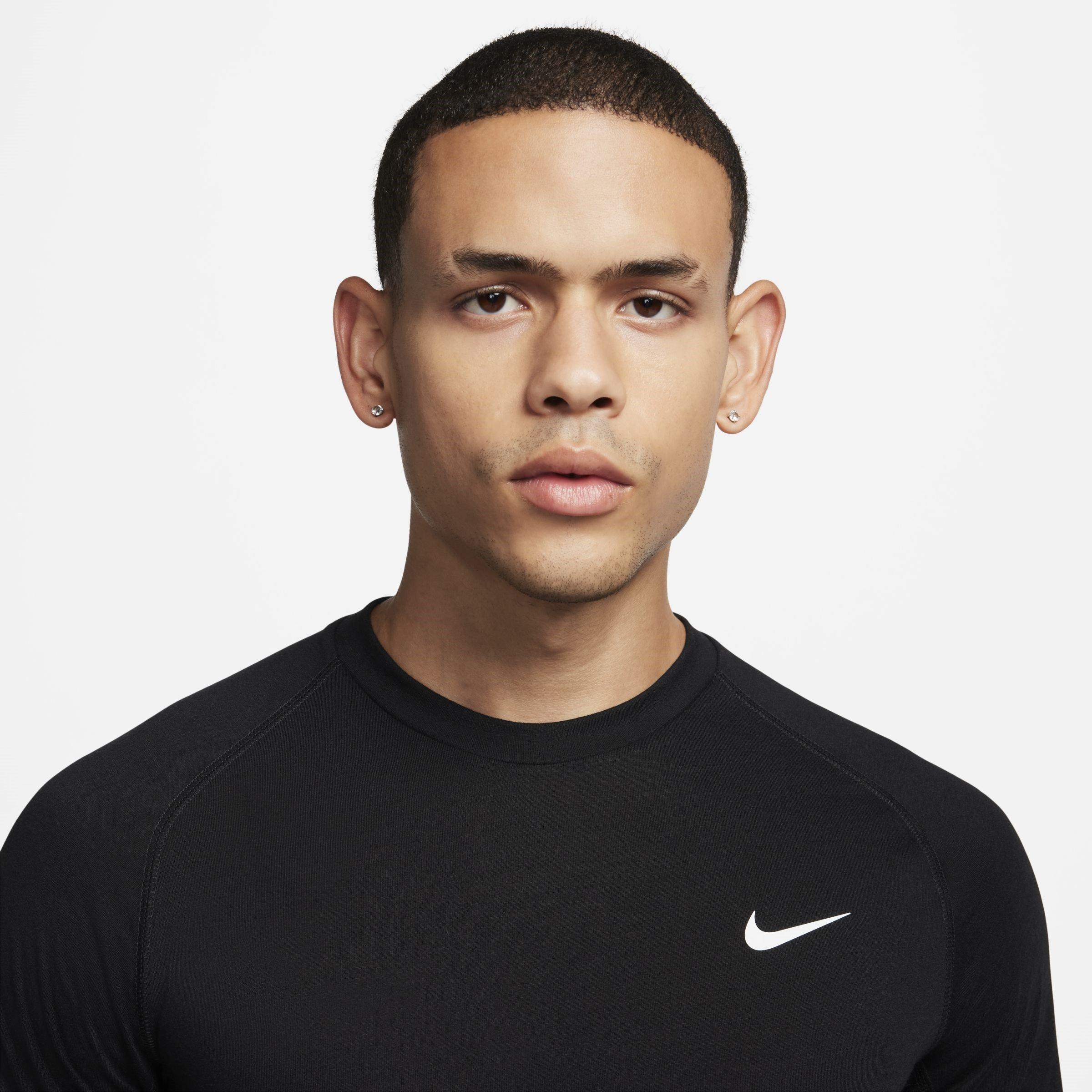 Black/White - Nike - Flex Rep Short Sleeve Top - 3