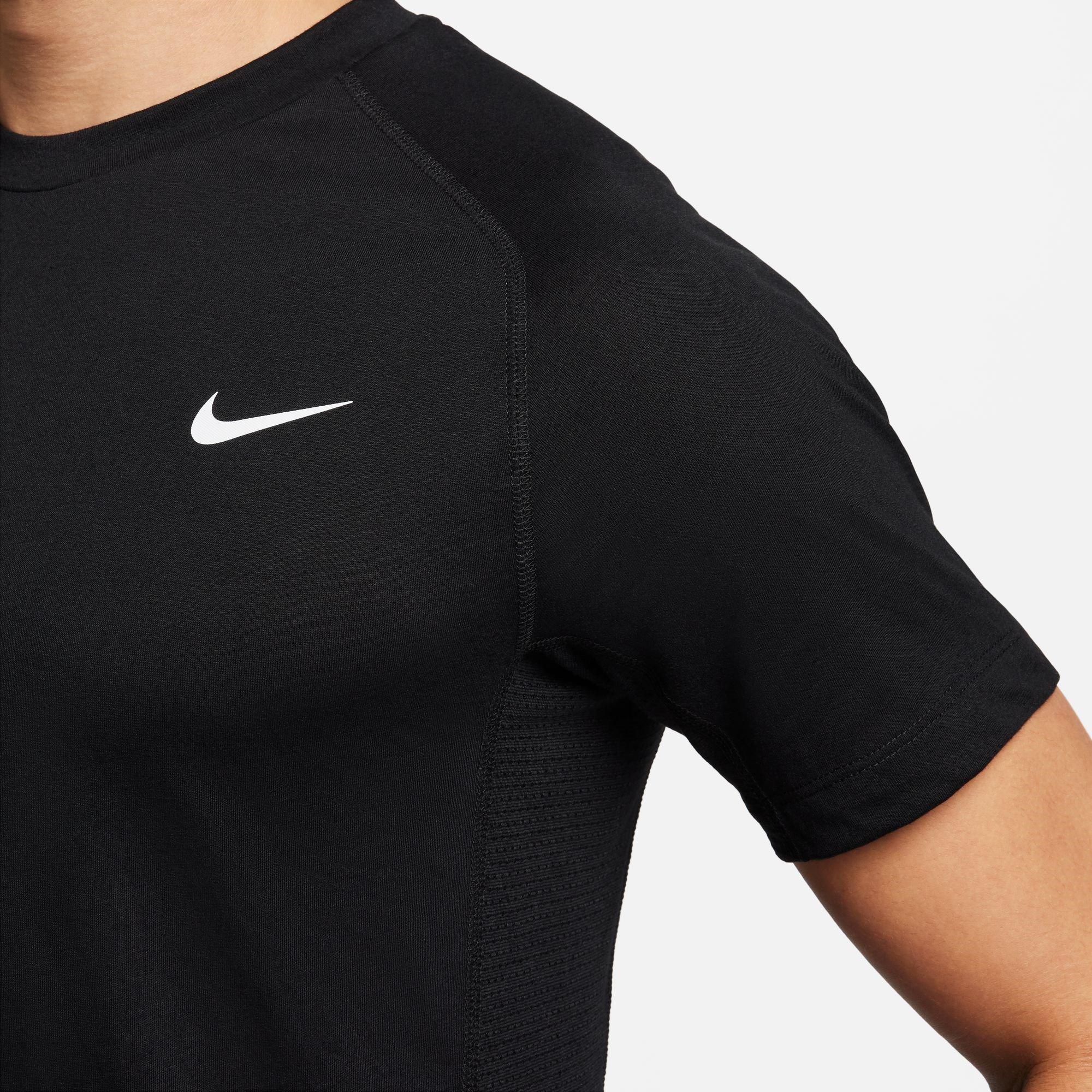 Black/White - Nike - Flex Rep Short Sleeve Top - 4