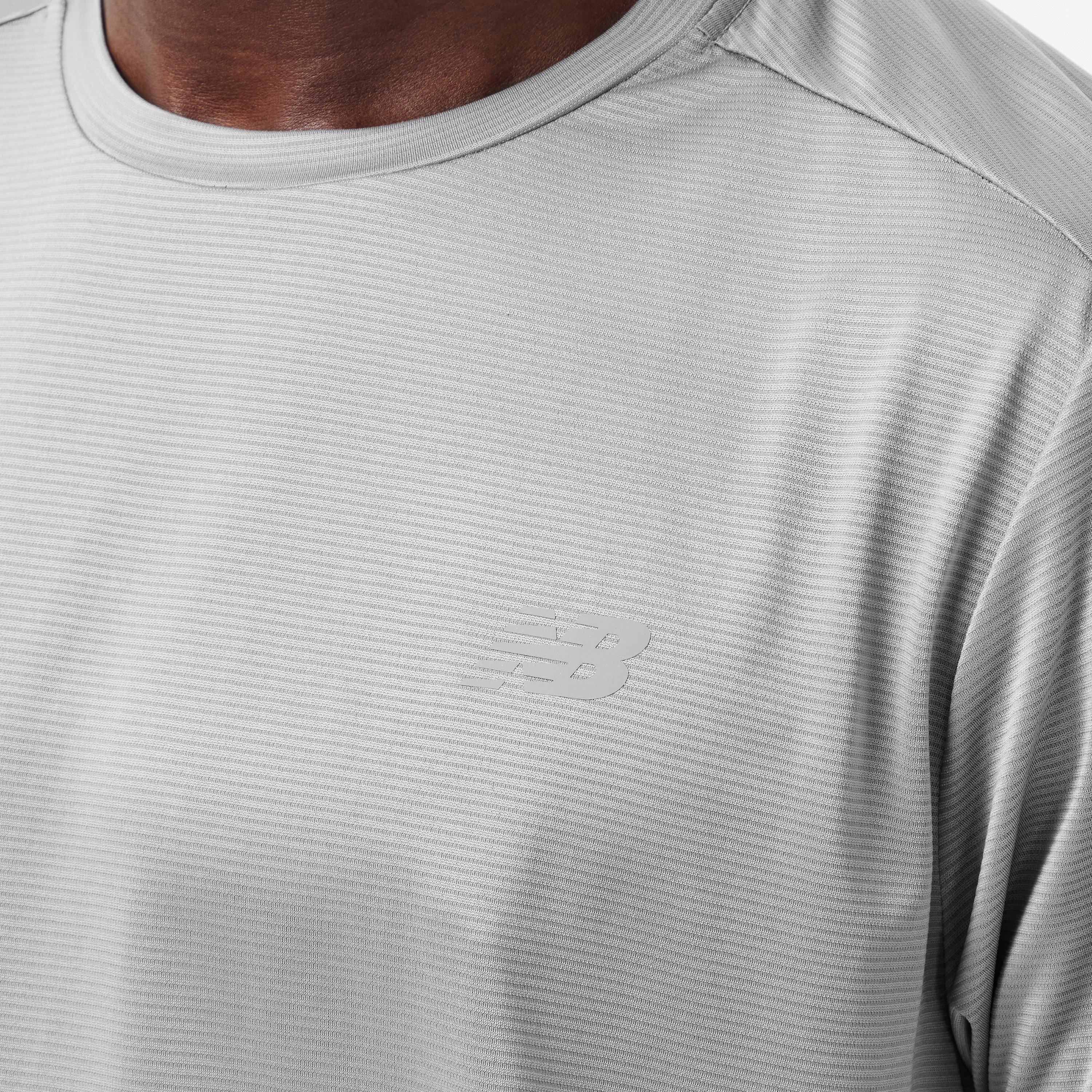 Gris Ardoise - New Balance - Men's Short-Sleeve Performance Gym Top - 5