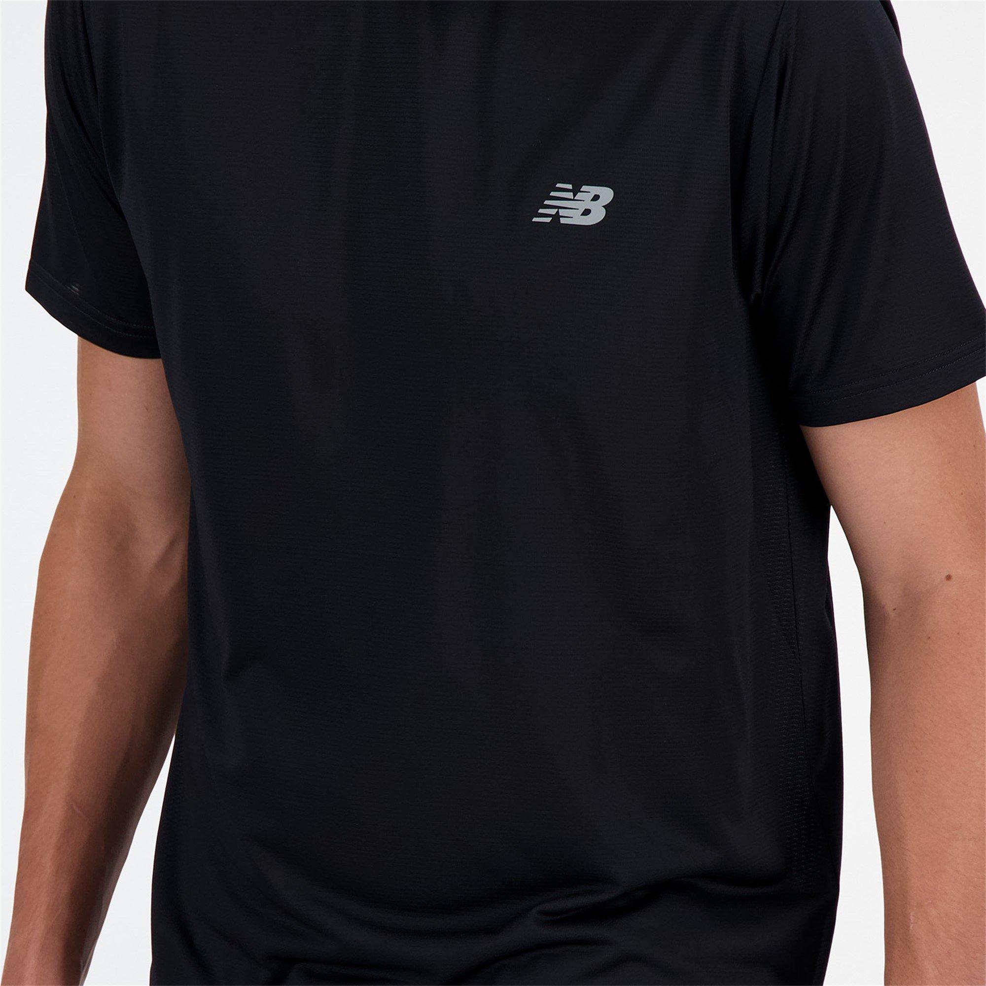 Black - New Balance - Short-Sleeve Performance Gym Top - 2