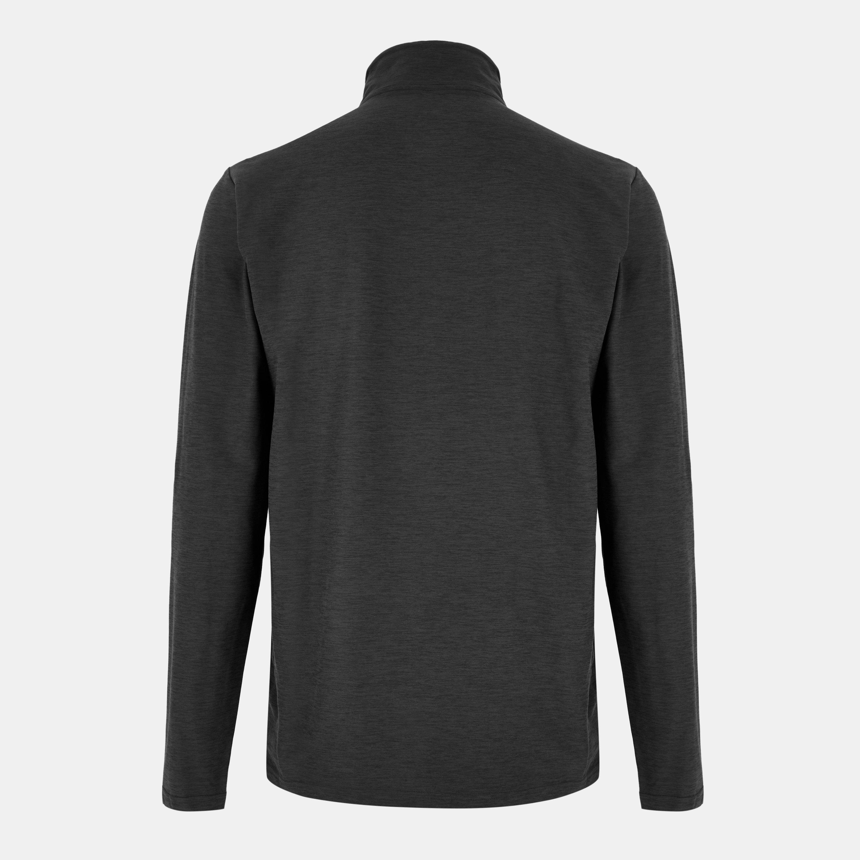 Black - New Balance - Space Dye Quarter-Zip Long-Sleeve Performance Gym Top - 2