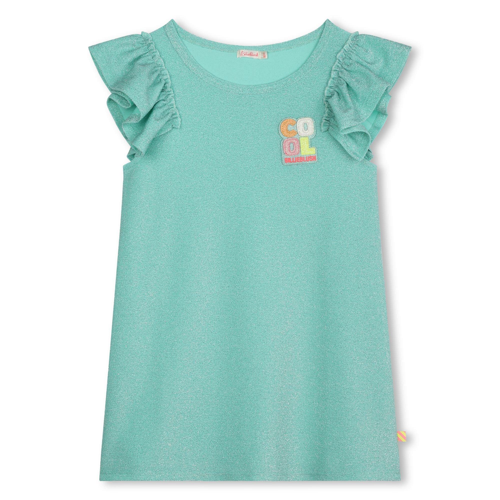 Billieblush Kids' Short Sleeve Skater Dress - Beach Gls 74A