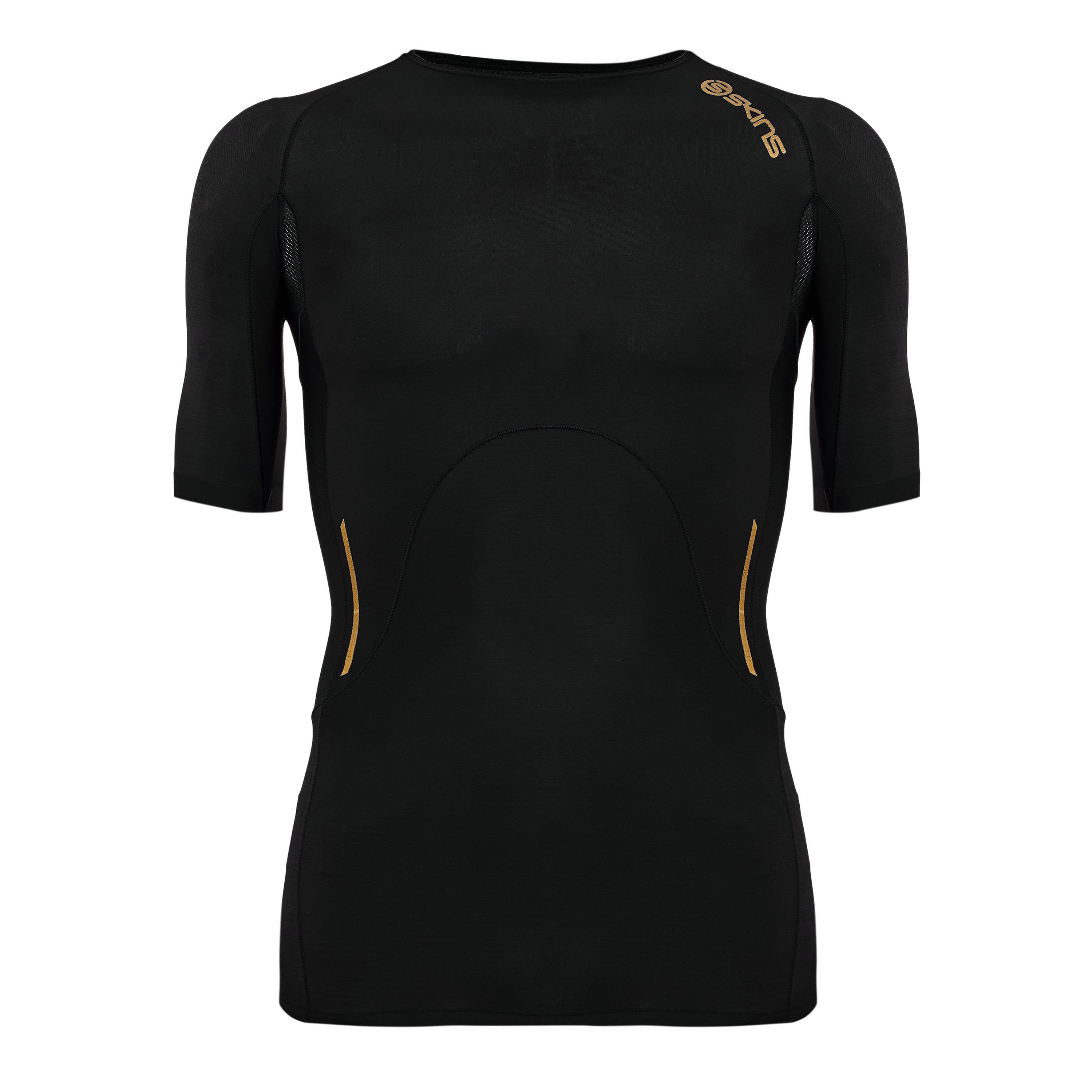 Skins Men's A400 Sht Sleeve - Black - Small