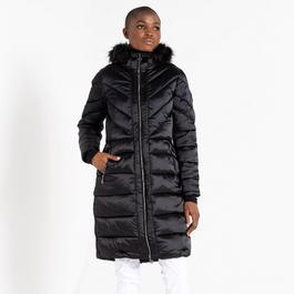 Dare 2b Longline Insulated Padded Quilted Jacket