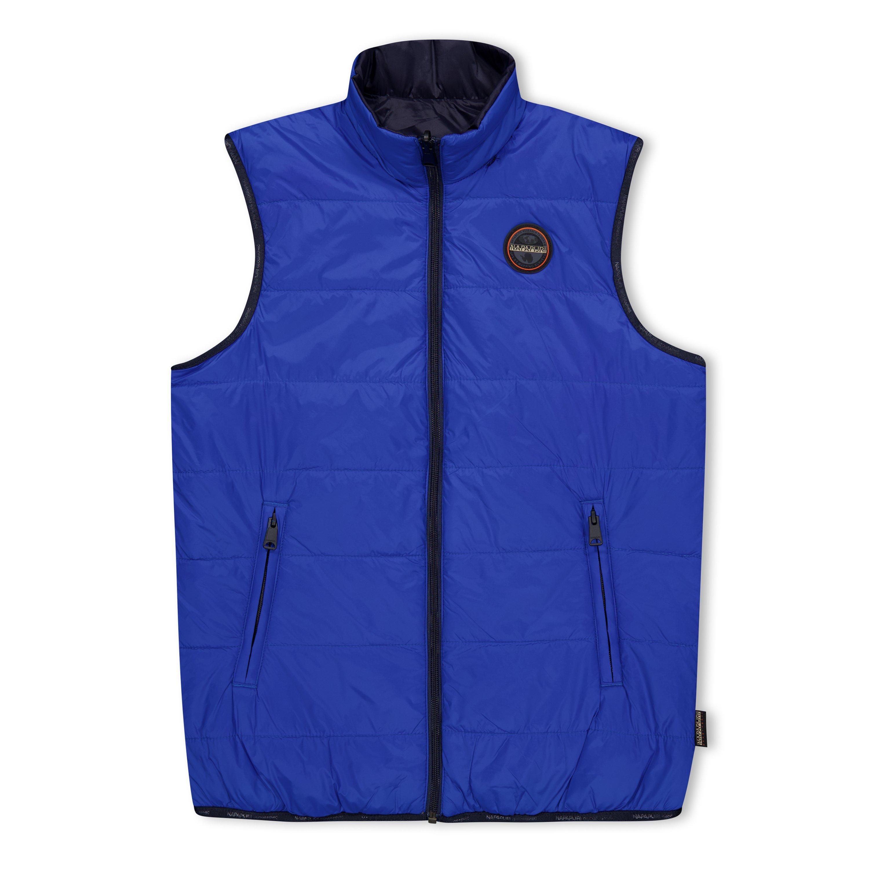 Blu/Nvy B2L - Napapijri - Unisex Kids' Reversible Lightweight Gilet - 1