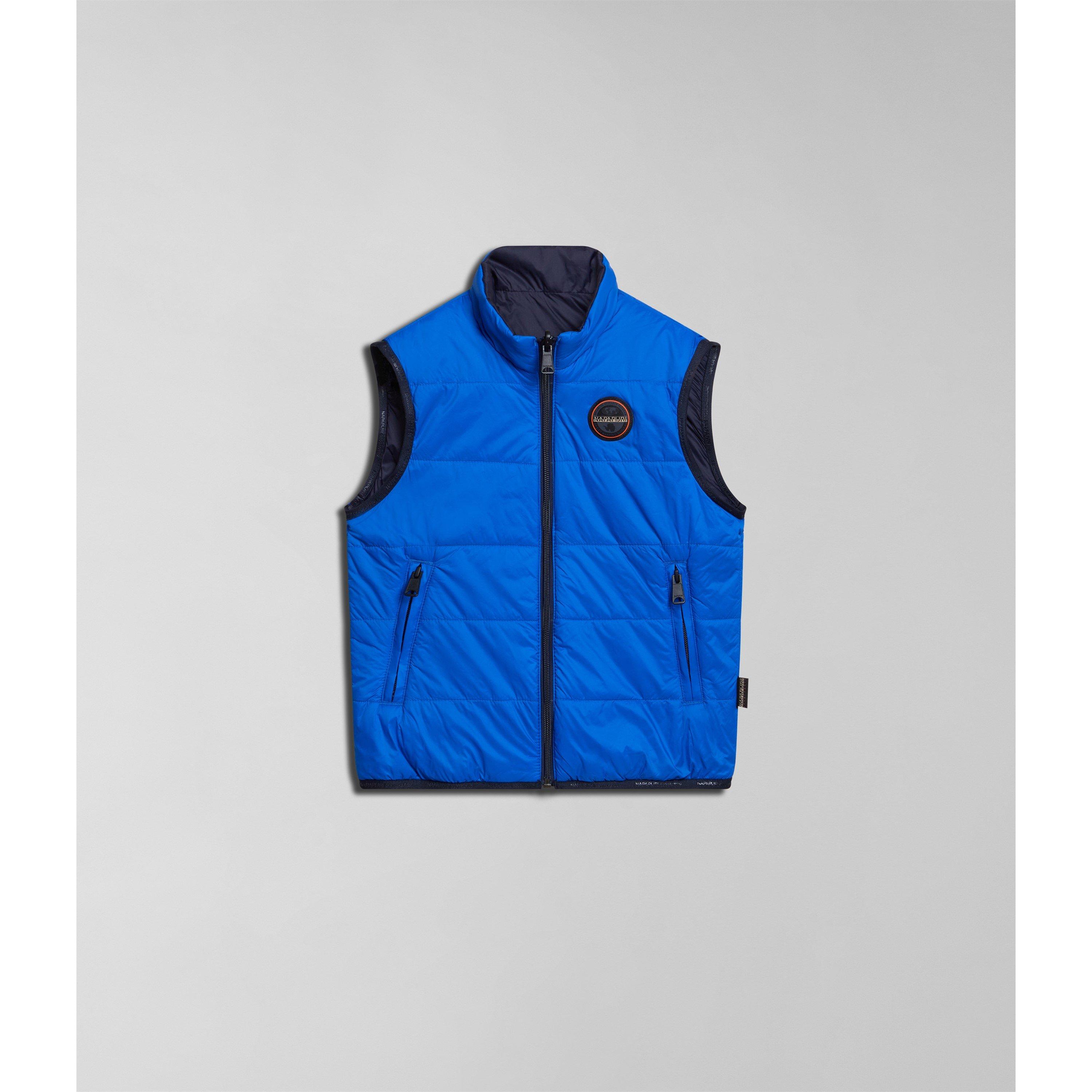 Blu/Nvy B2L - Napapijri - Unisex Kids' Reversible Lightweight Gilet - 3