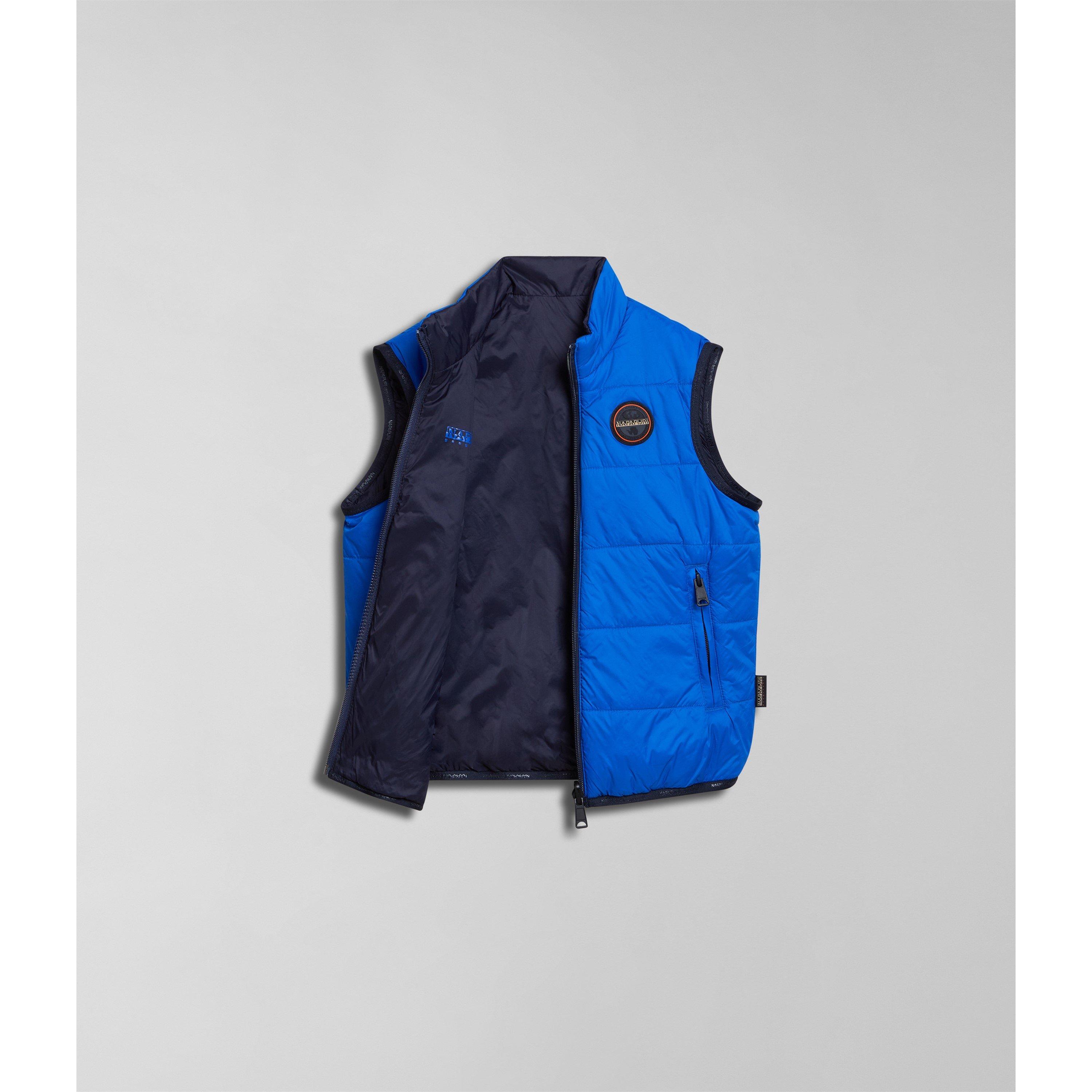Blu/Nvy B2L - Napapijri - Unisex Kids' Reversible Lightweight Gilet - 5