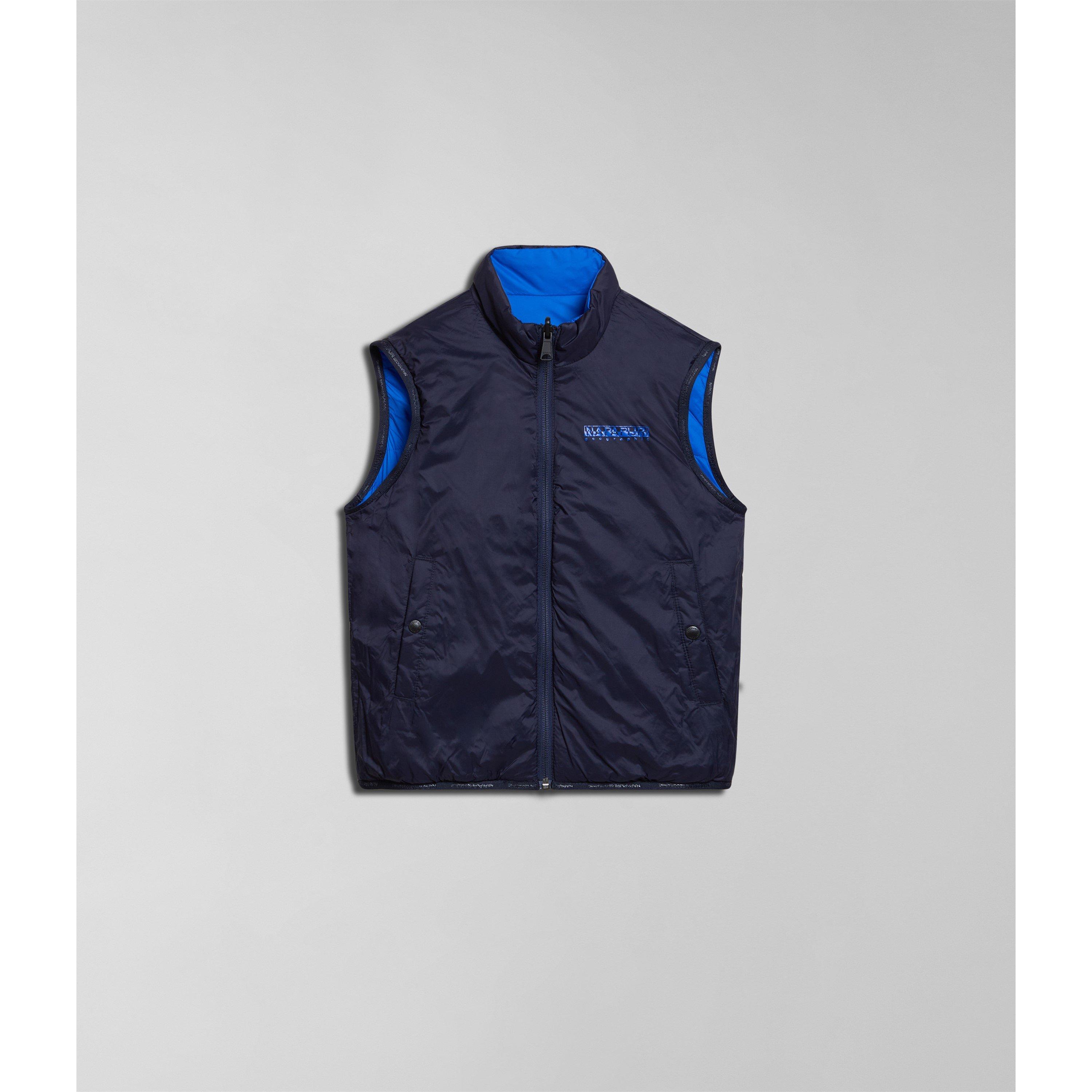 Blu/Nvy B2L - Napapijri - Unisex Kids' Reversible Lightweight Gilet - 6