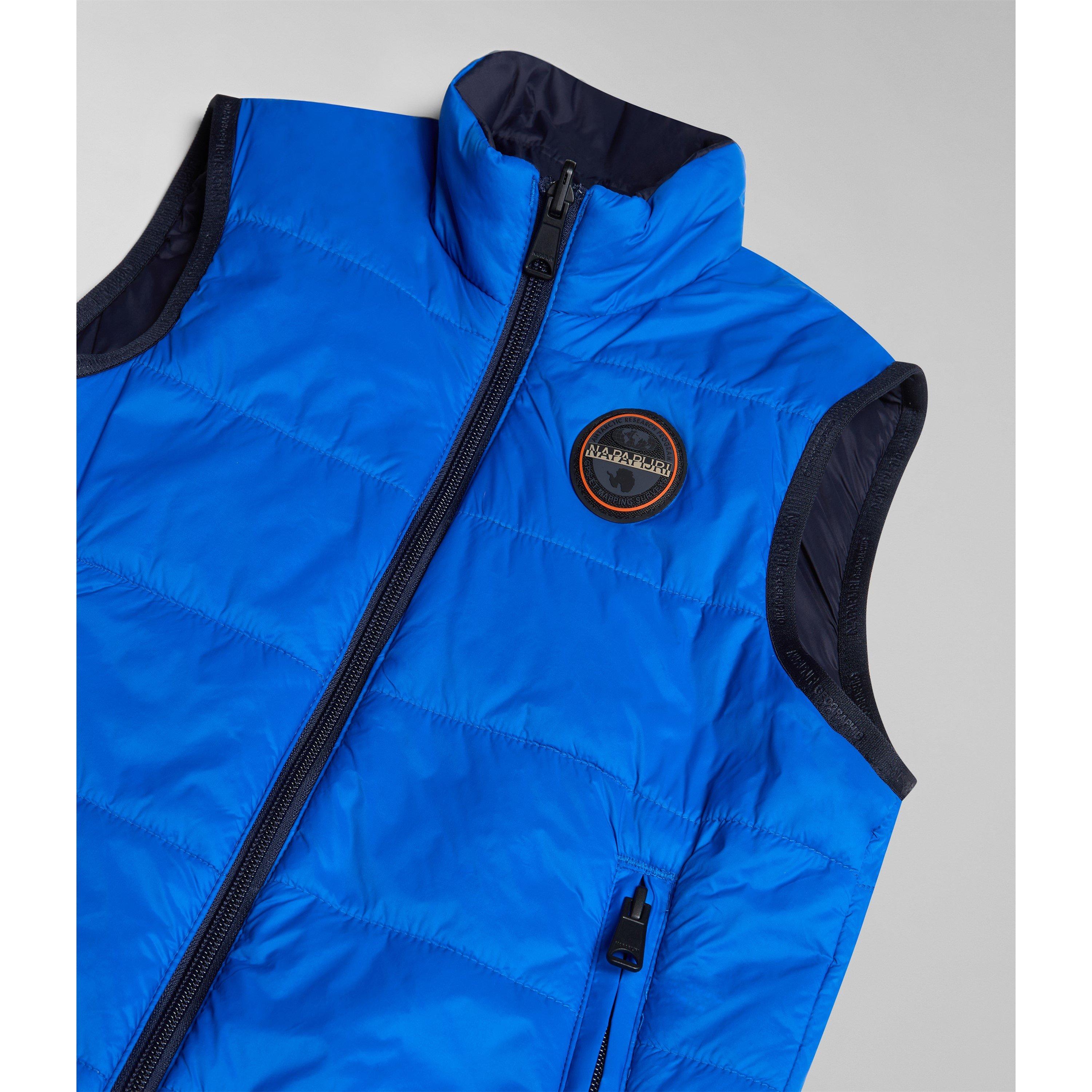 Blu/Nvy B2L - Napapijri - Unisex Kids' Reversible Lightweight Gilet - 7