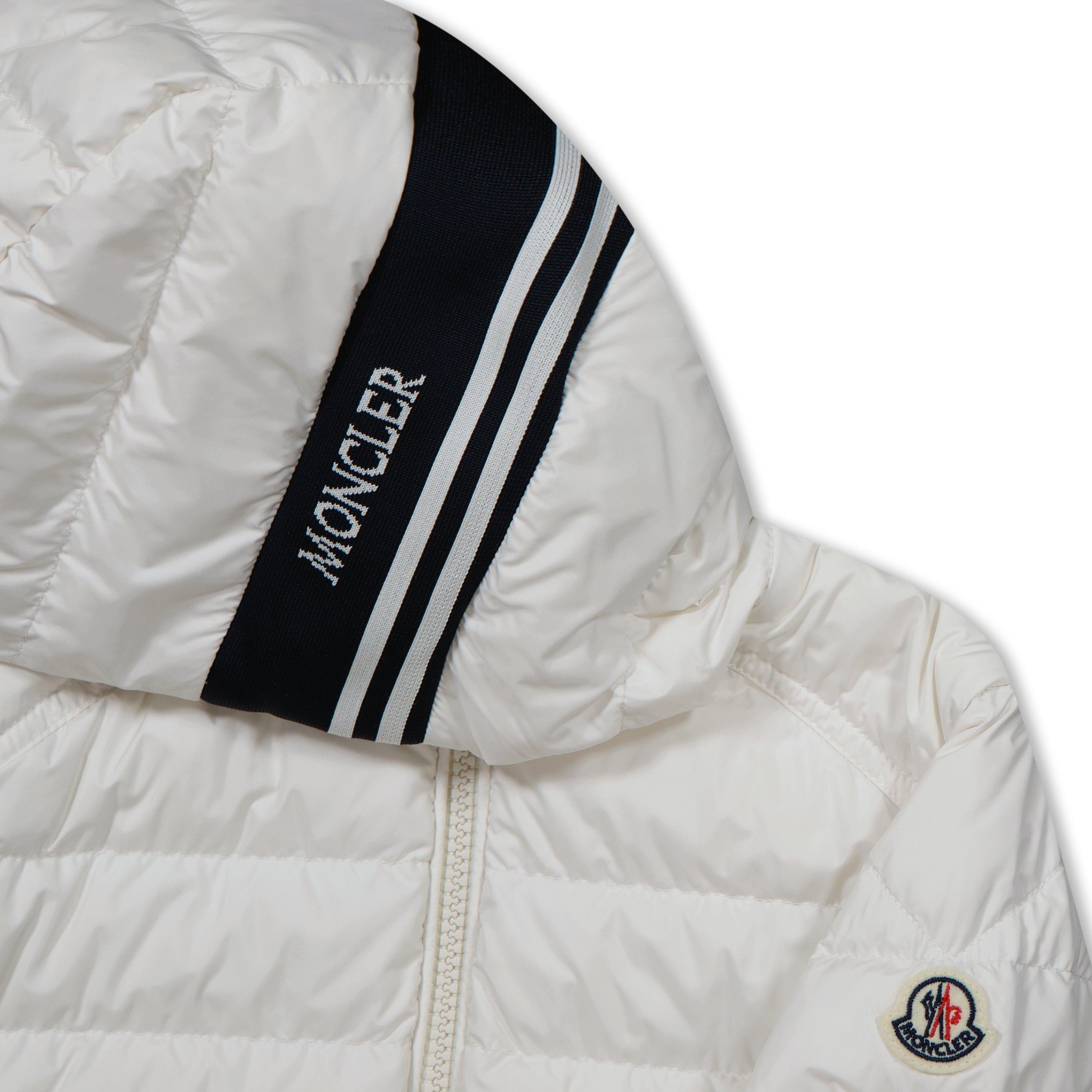 White 031 - Moncler - Kids' Cornour Hooded Long Sleeve Short Puffer Jacket - 3