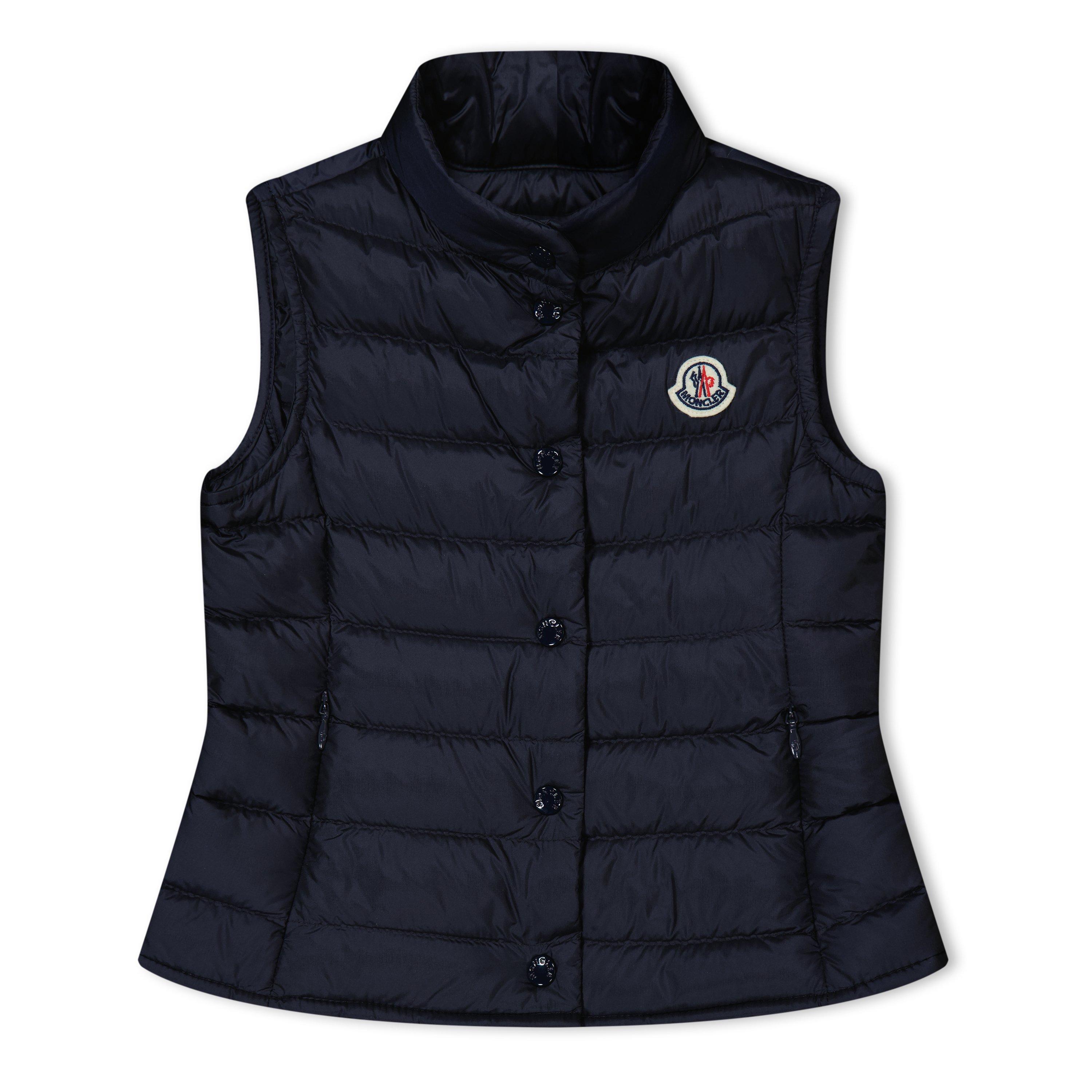 Navy 778 - Moncler - Kids' Liane Stand Collar Sleeveless Button Gilet - 1