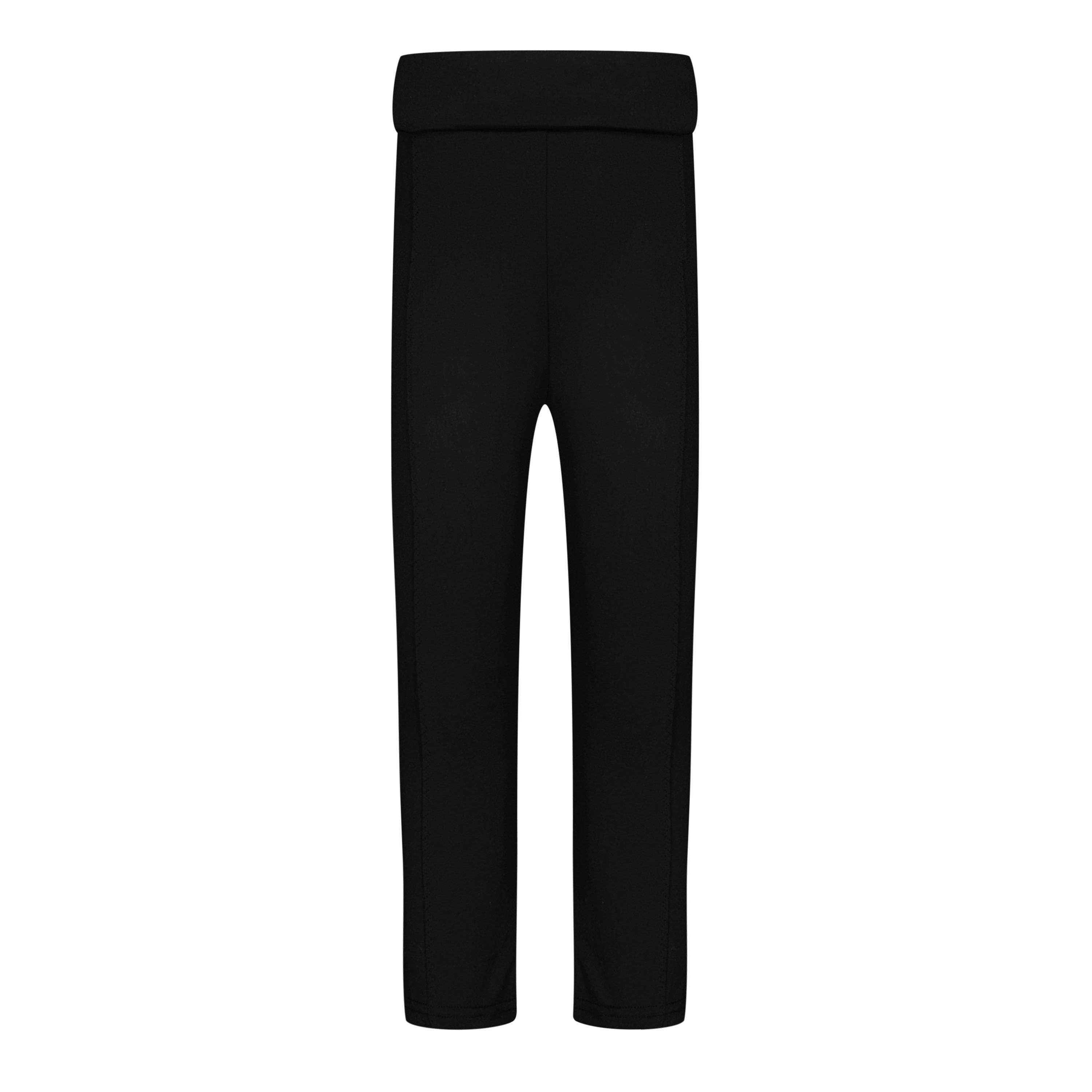 Moncler High-Waisted Leggings Junior - Black 999 - Size 12Y