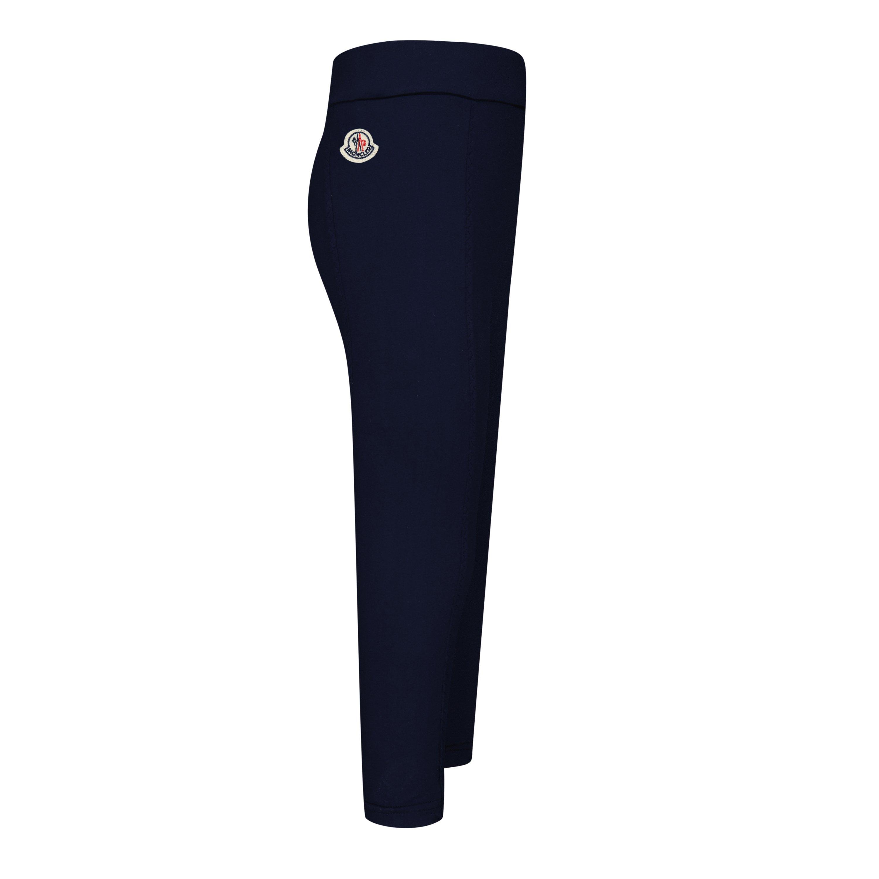 Navy 742 - Moncler - High-Waisted Leggings Junior - 3