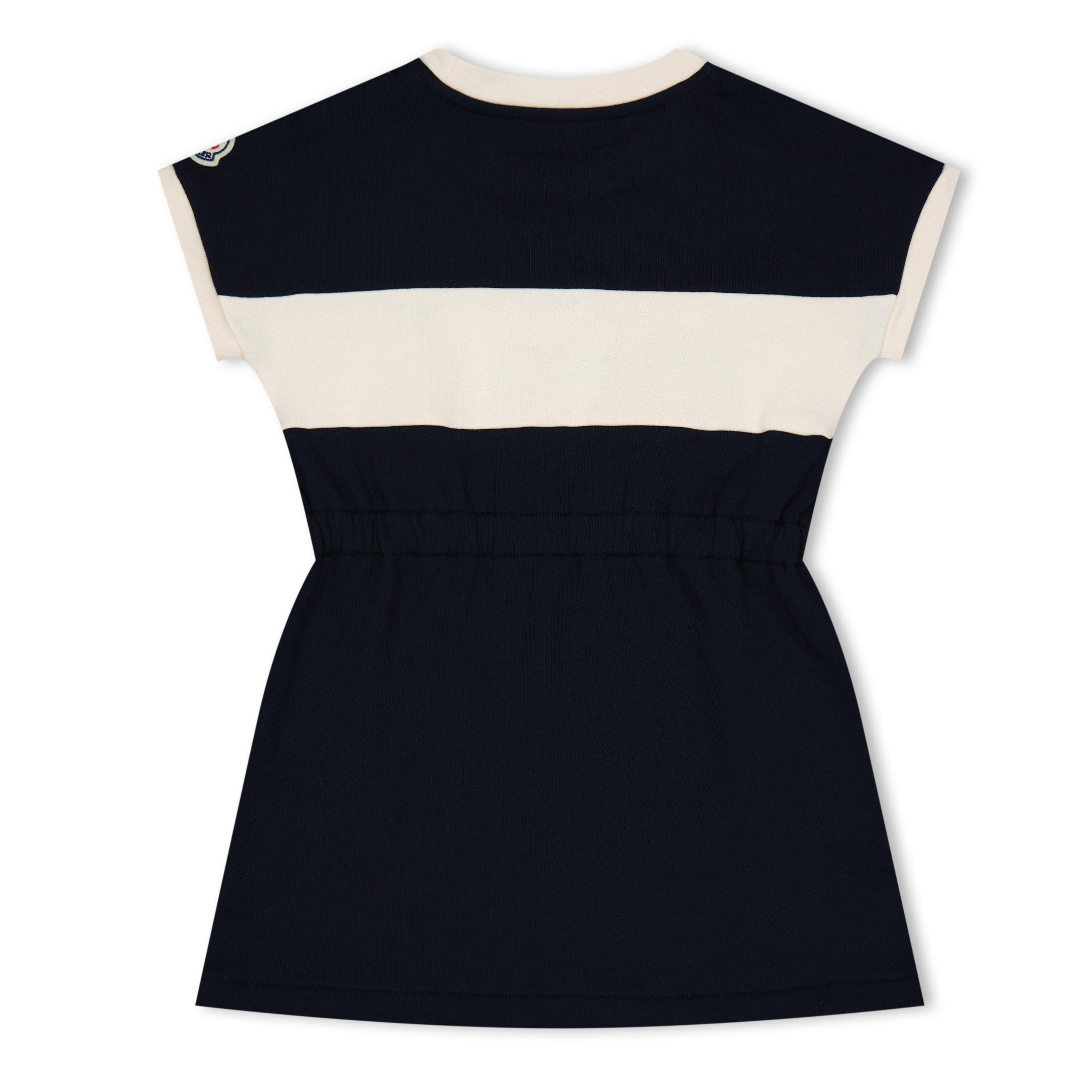 Blue F70 - Moncler - Striped Logo Dress Junior - 2