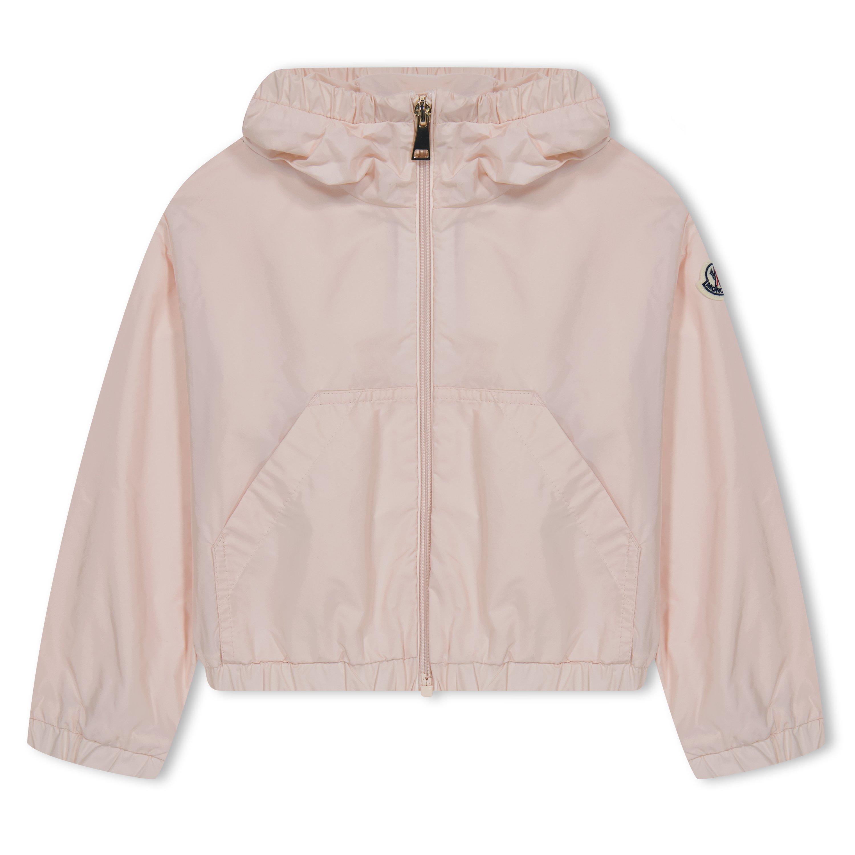 Light Pink 529 - Moncler - Kids' Prague Water Resistant Long Sleeve Short Puffer Jacket - 1