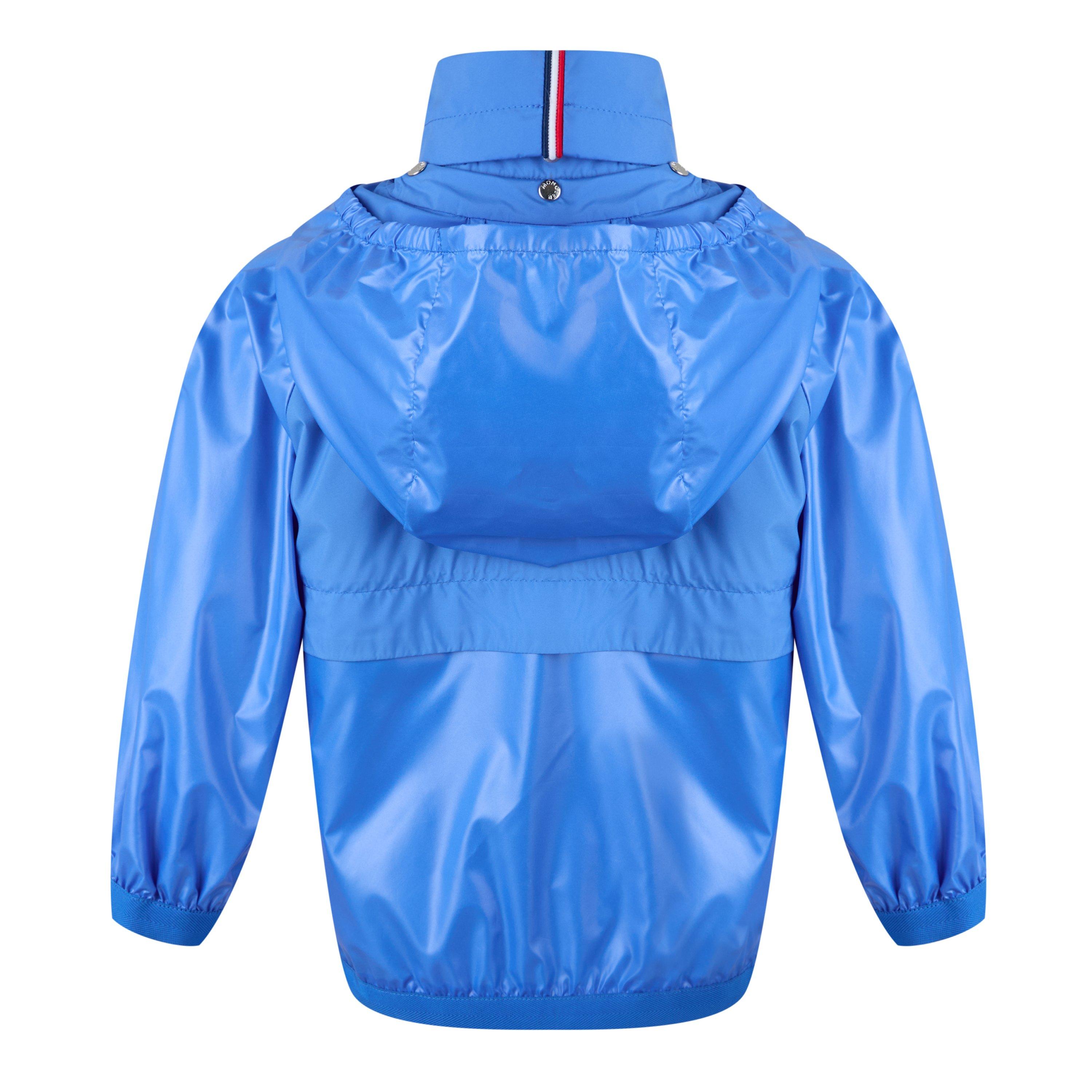 Light Blue 73O - Moncler - Kids' Baseda Concealed Hood Long Sleeve Short Puffer Jacket - 2
