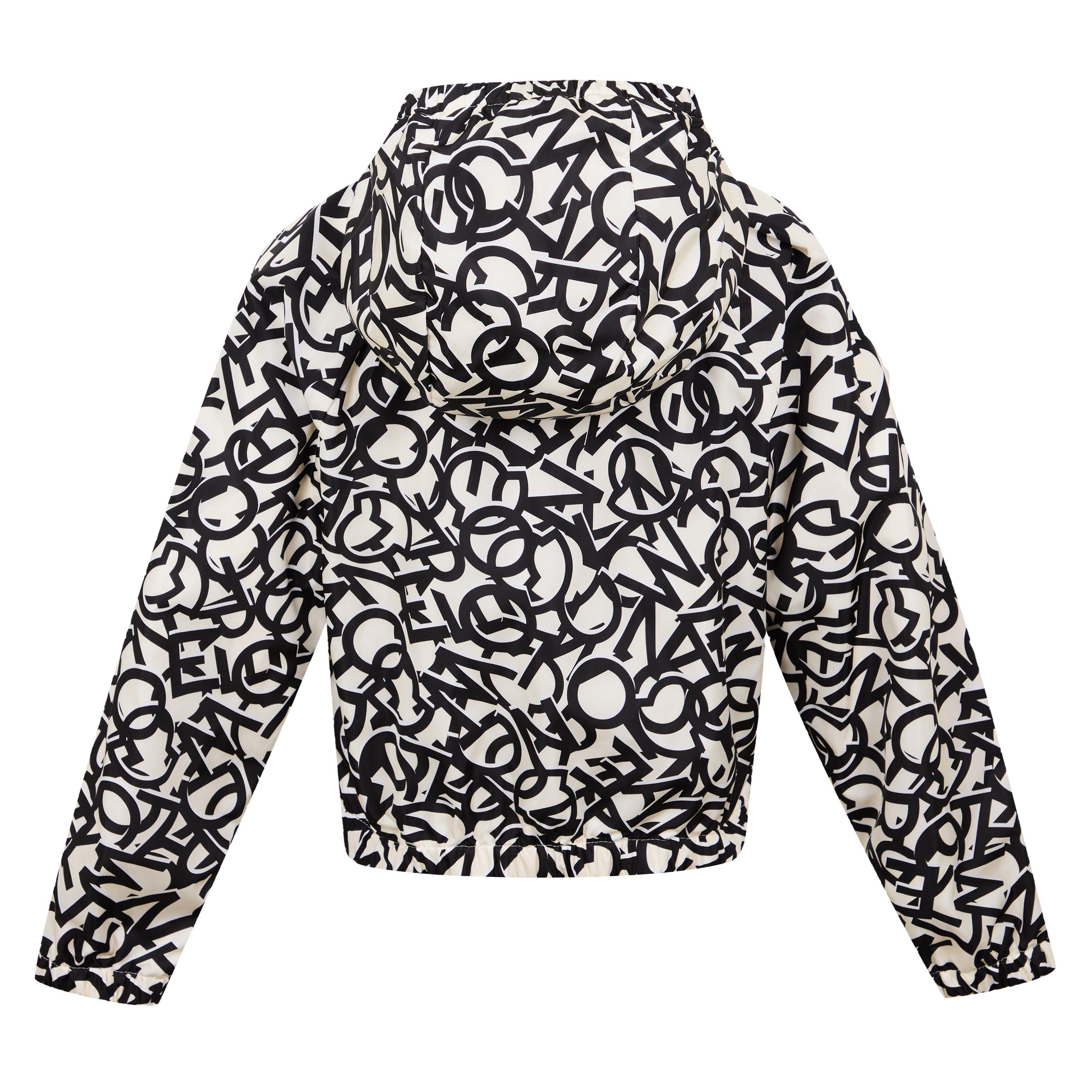 Beige/Black F90 - Moncler - Kids' Maisha Hooded Long Sleeve Short Puffer Jacket - 2