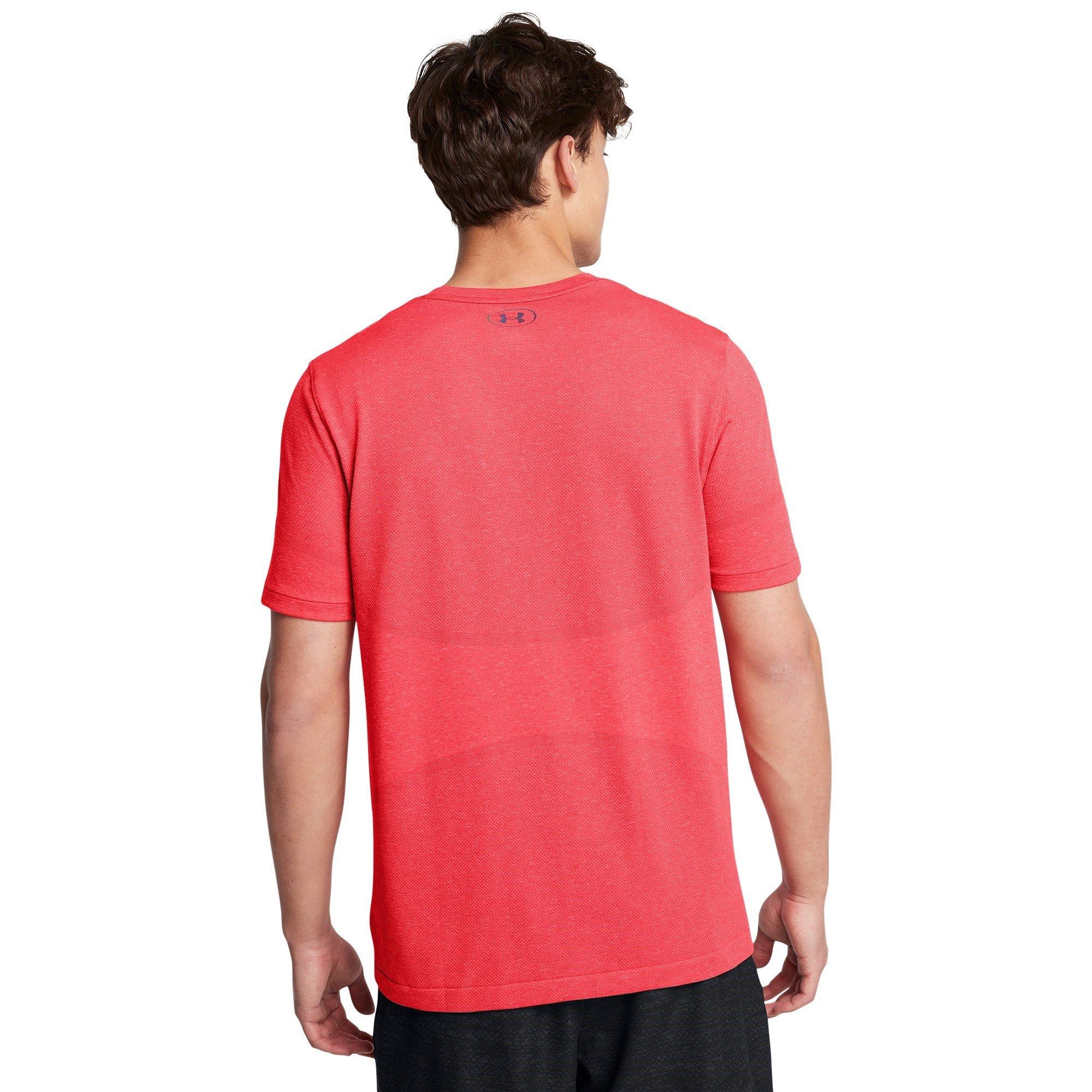 Crvena - Under Armour - Men's Vanish Elite Short-Sleeve Performance Gym Top - 4