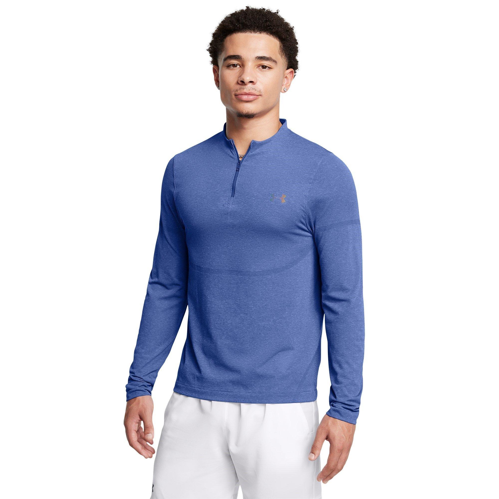 Blauw - Under Armour - Long-Sleeve Performance Gym Top - 3
