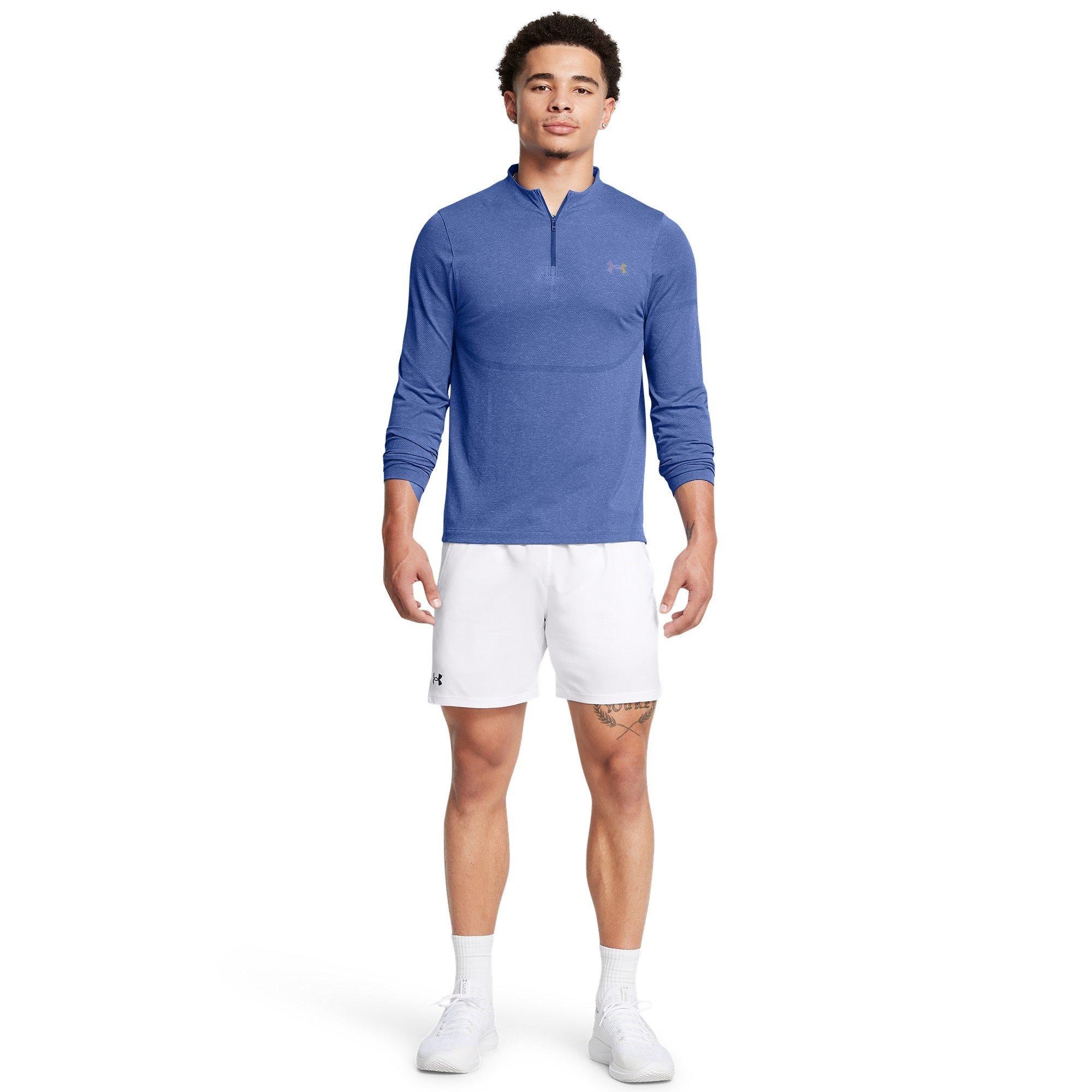 Blauw - Under Armour - Long-Sleeve Performance Gym Top - 5