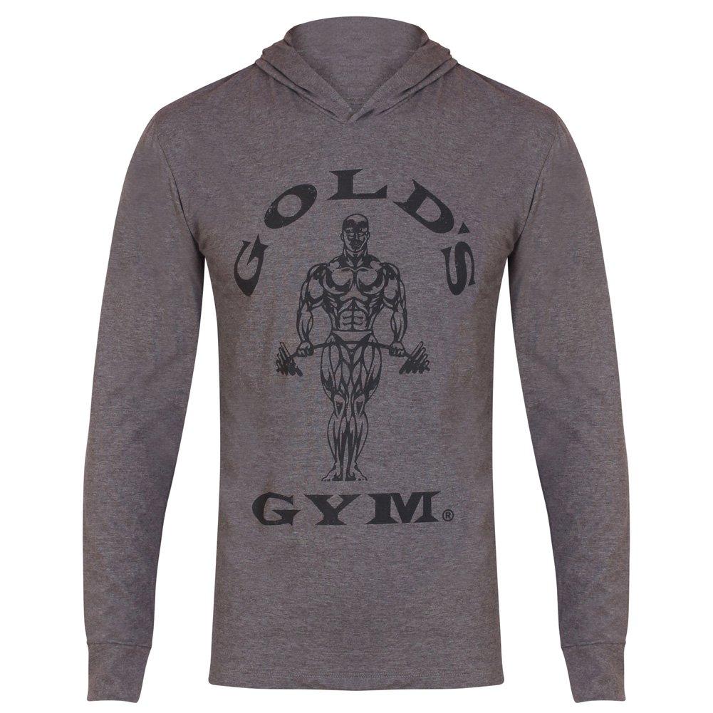 Grey Marl - Golds Gym - Golds Hoodie Mens - 1