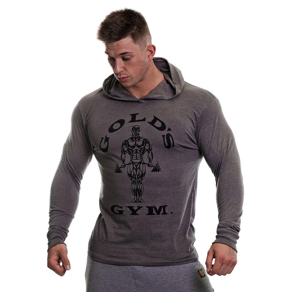 Grey Marl - Golds Gym - Golds Hoodie Mens - 3