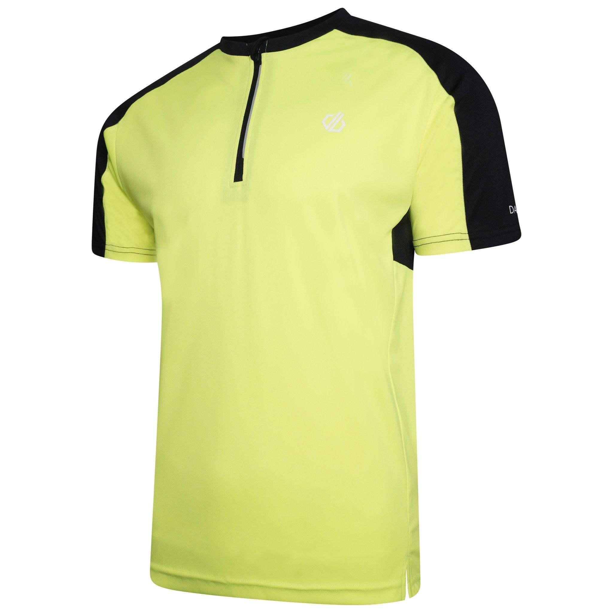 FluroYlw/Blk - Dare 2b - Dare2B Aces Short-Sleeve Performance Gym Top - 2