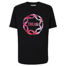 Noir - England Netball - ENG  Block Jnr T Shirt T-shirt - 1