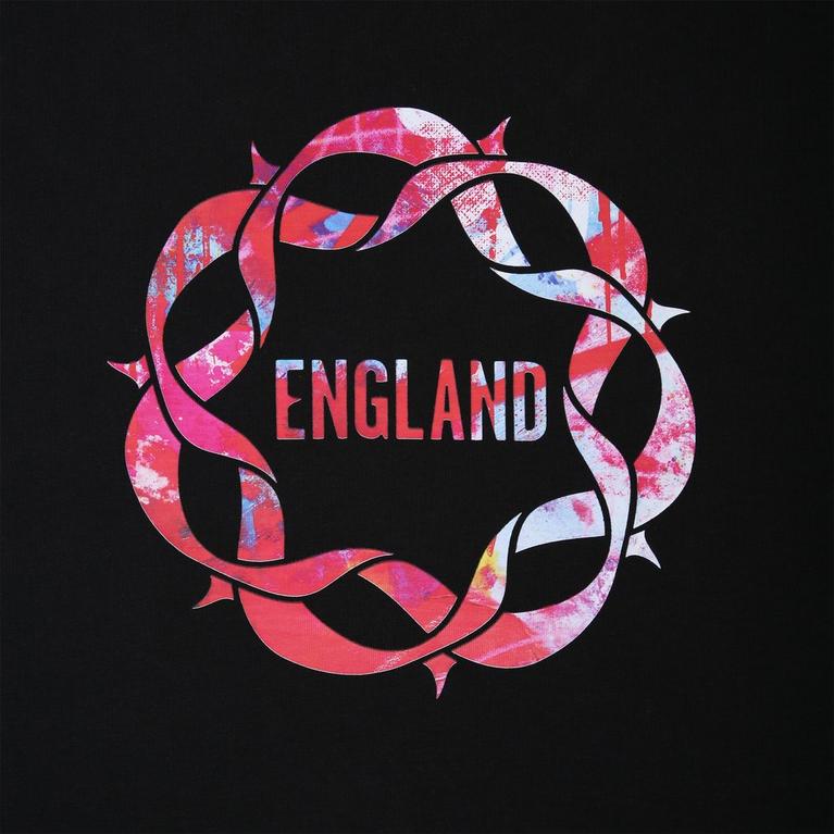 Noir - England Netball - ENG  Block Jnr T Shirt T-shirt - 4