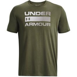 Under Armour Under Team Wordmark Short Sleeve T Shirt Mens