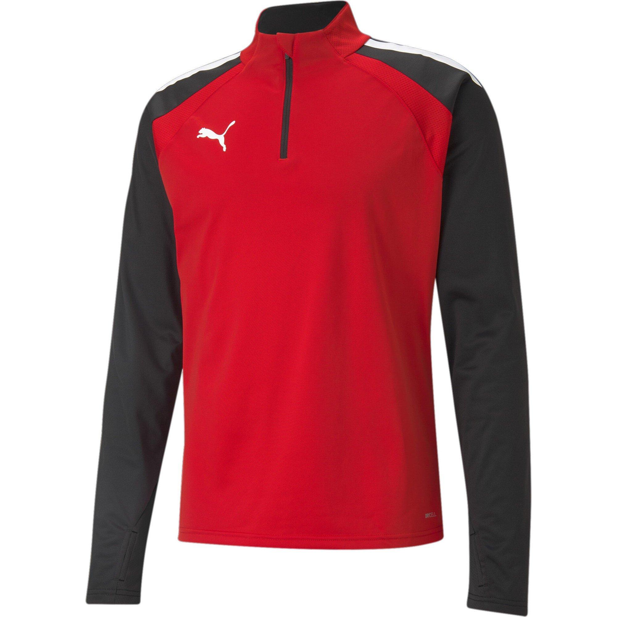 Red/Black - Puma - Zip Top Mens - 1