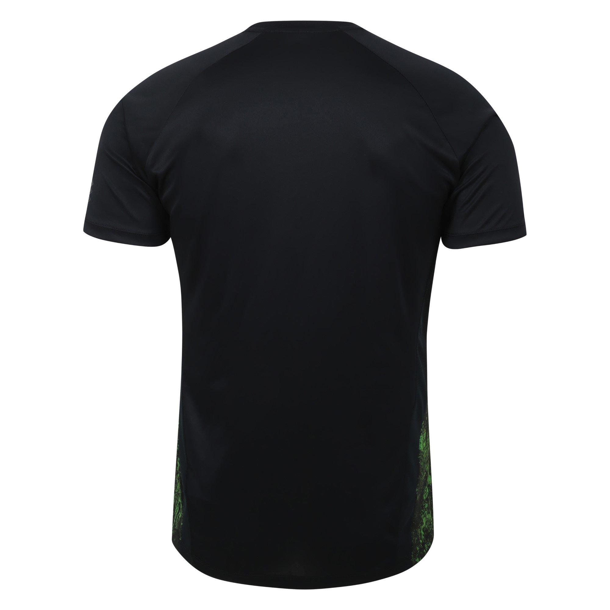 Black/Toucan - Umbro - Short-Sleeve Performance Gym Top - 2